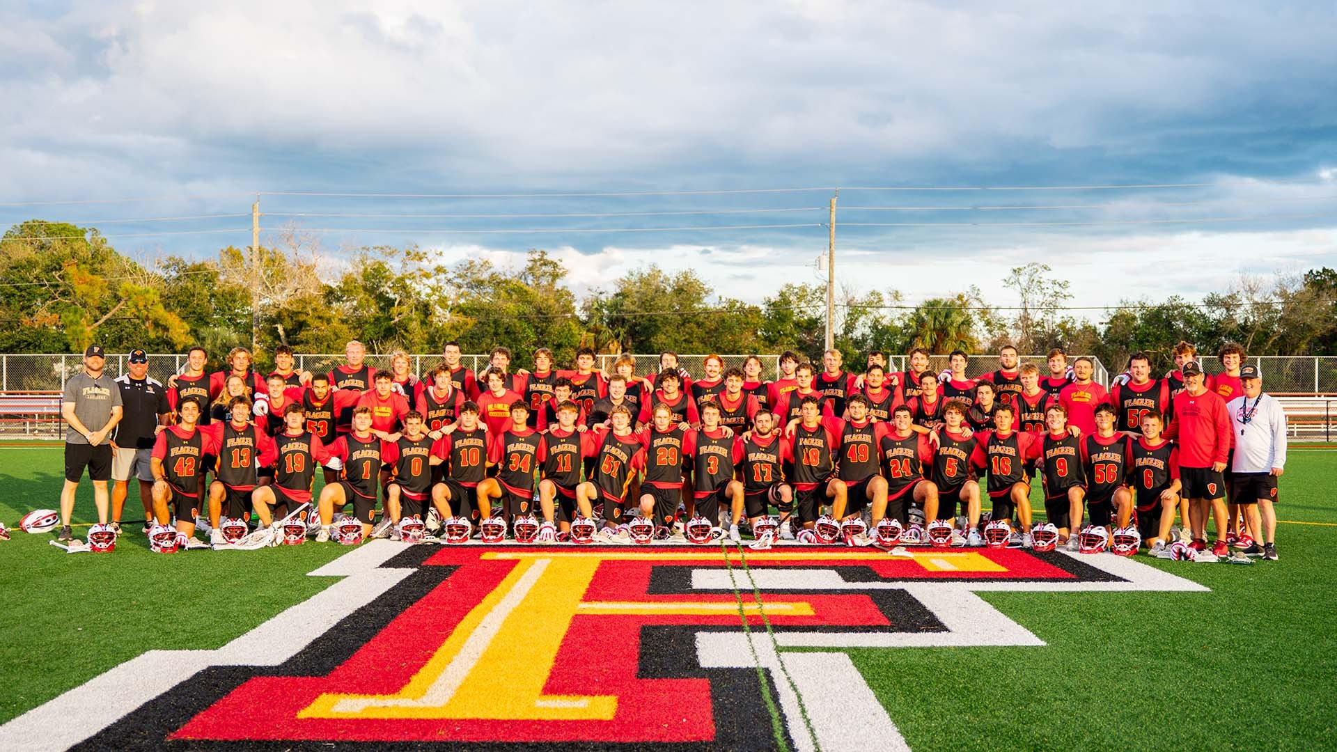 Men's lacrosse team photo