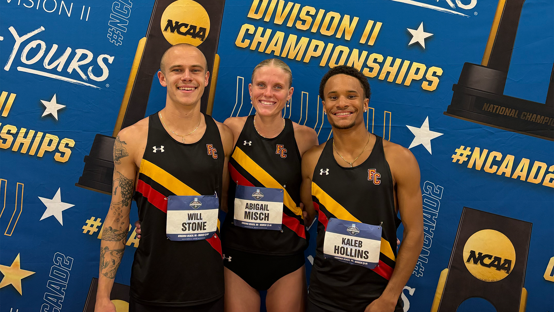 Athletes at the NCAA National Championship