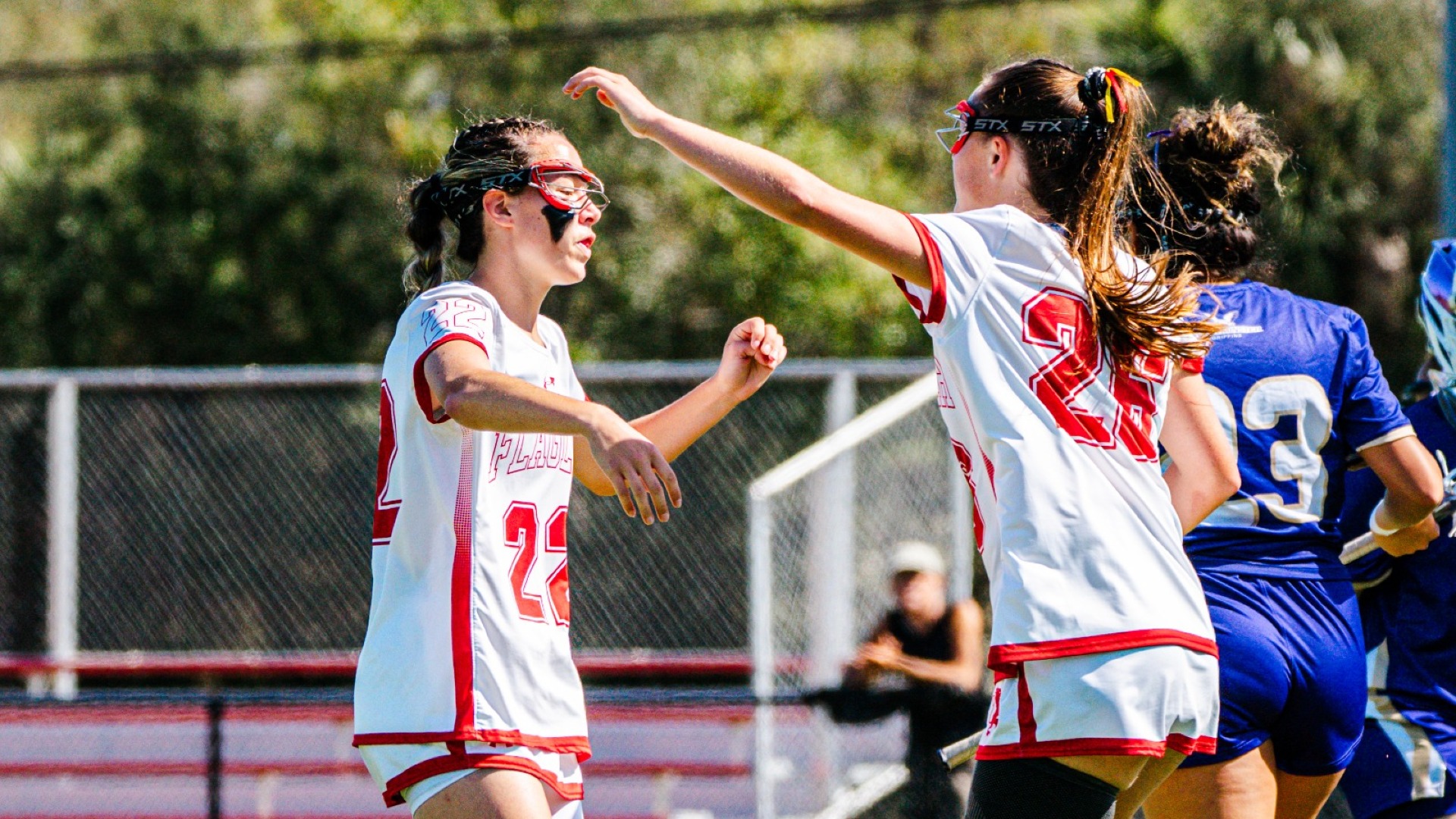 Kylie Budke and Jess Wright hugging