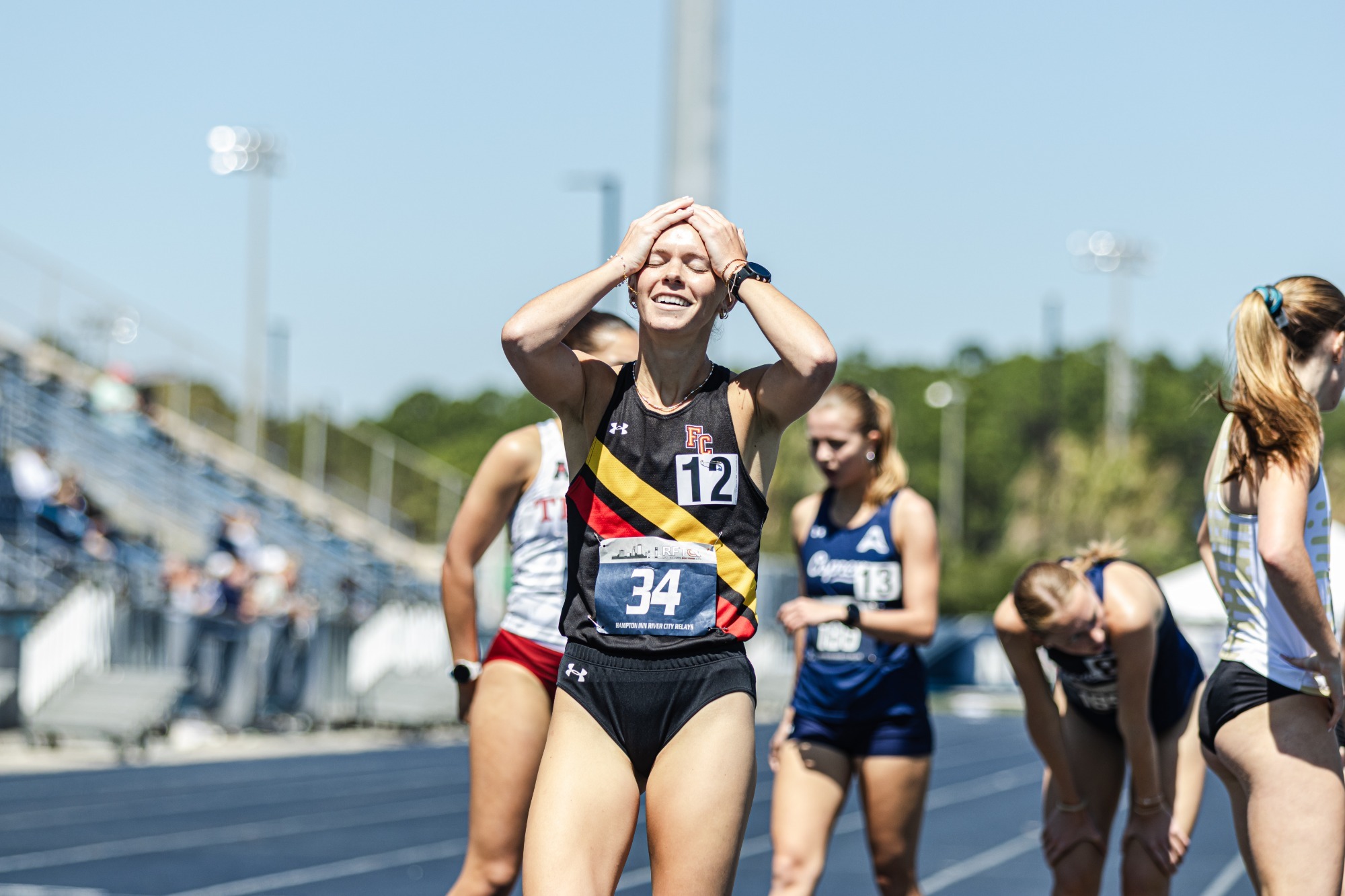 Zoie Marchant in awe at her race