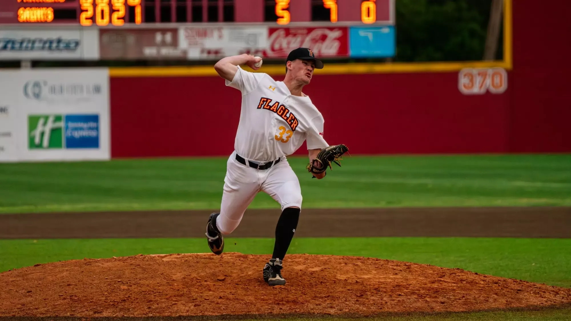 Jackson Graden delivers a pitch