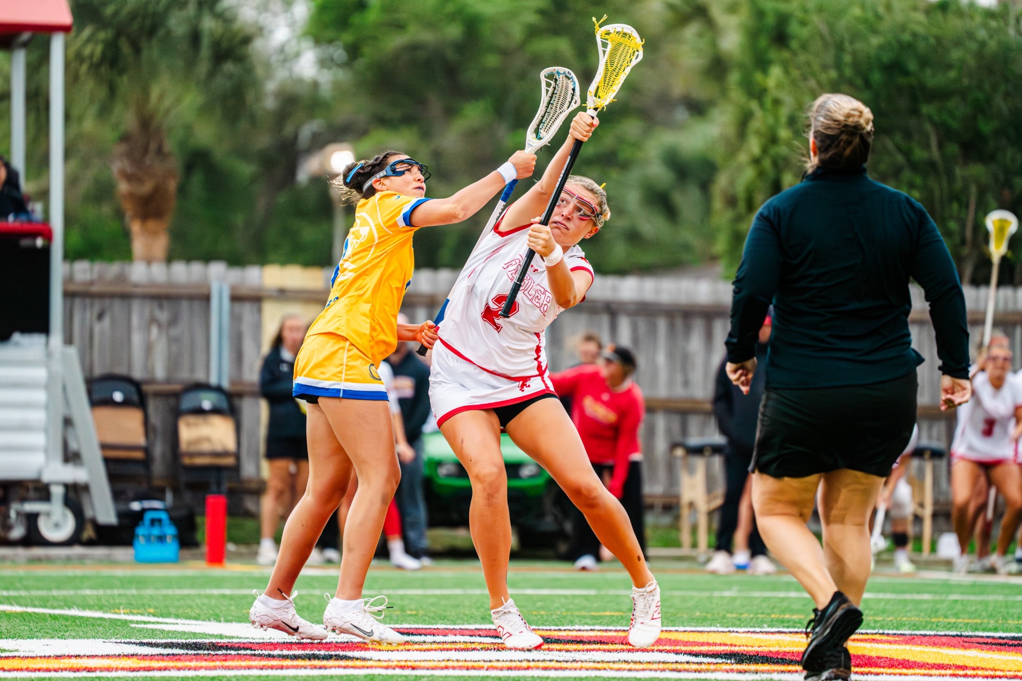 Greta McGinnis taking a draw control