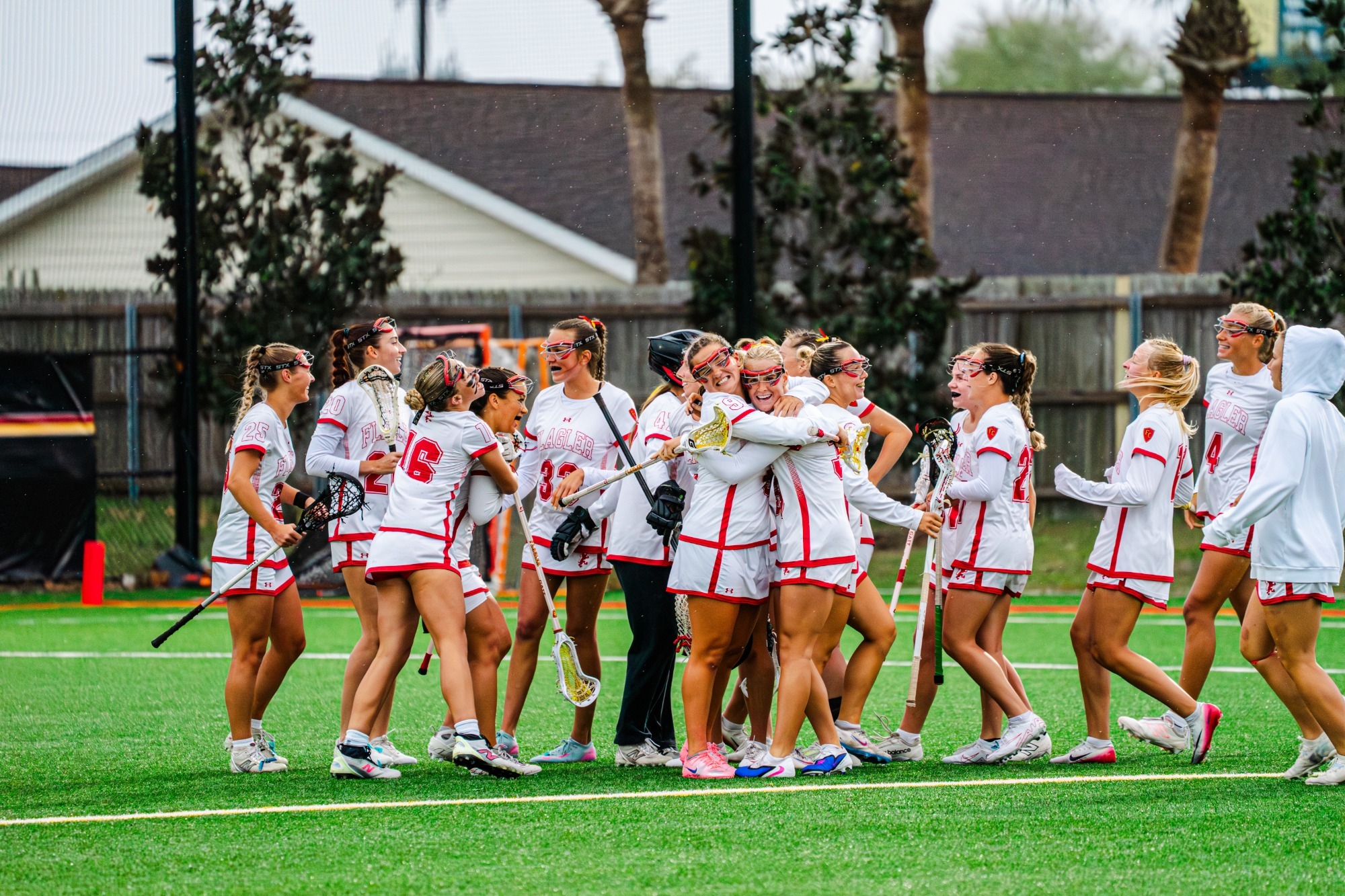 Full team celebration