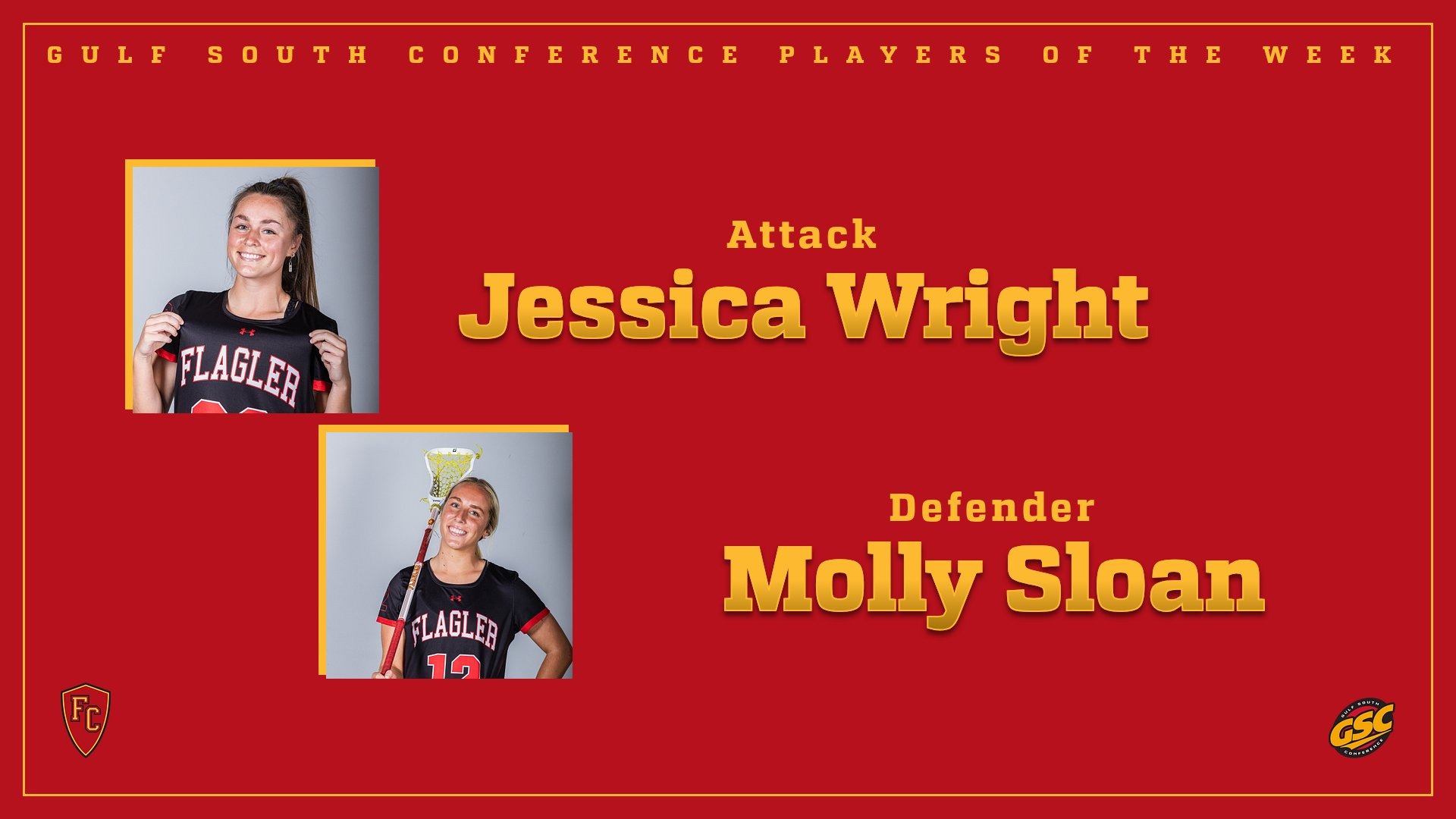 Jessica Wright and Molly Sloan GSC POTW