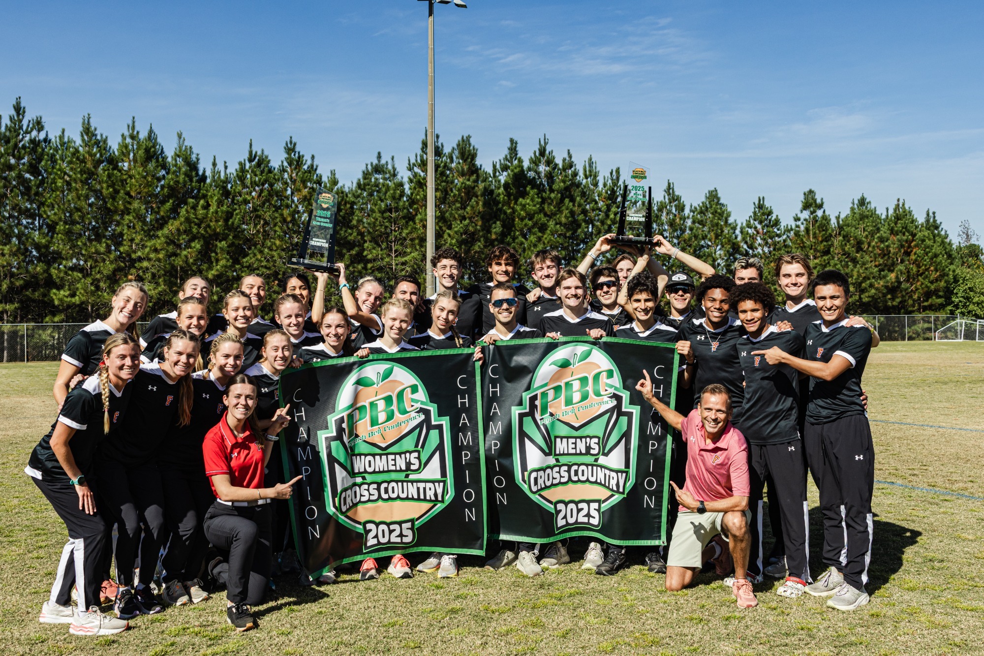 M/W XC championship celebration