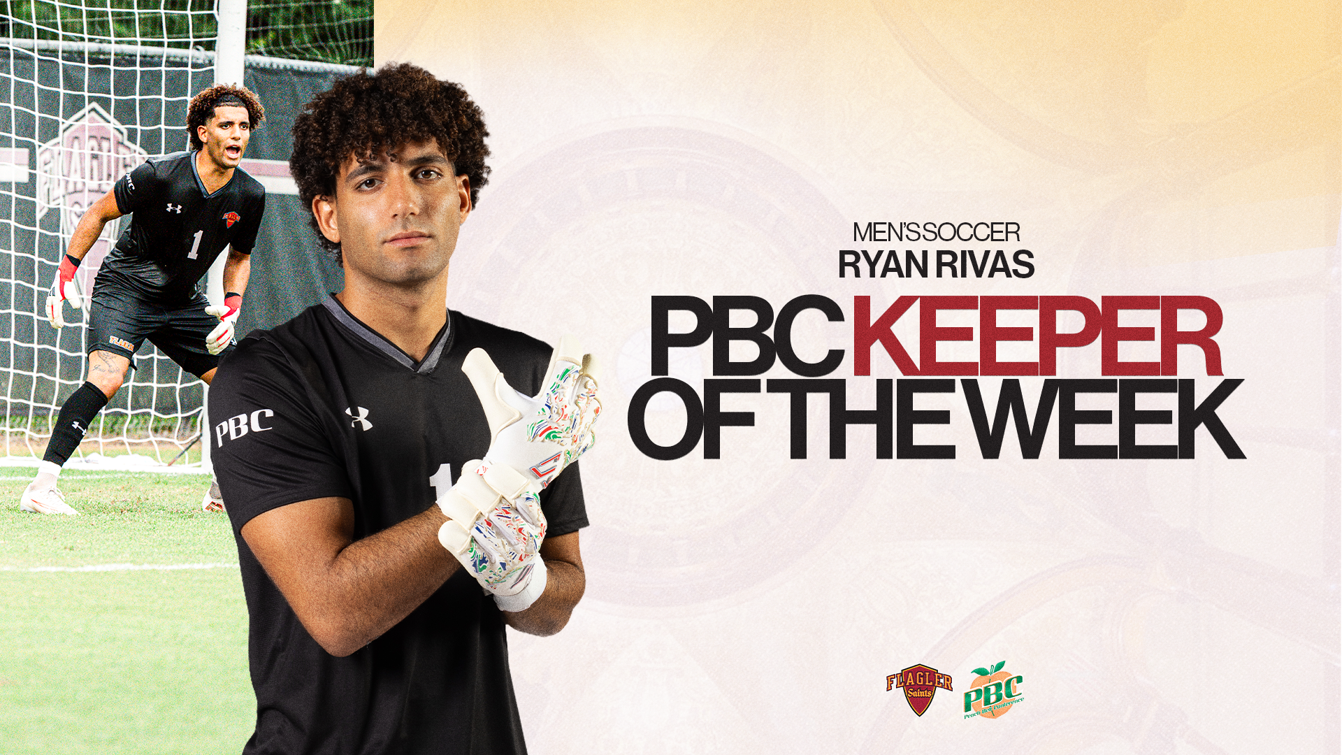 Ryan Rivas named Peach Belt Conference men's soccer goalkeeper of the week