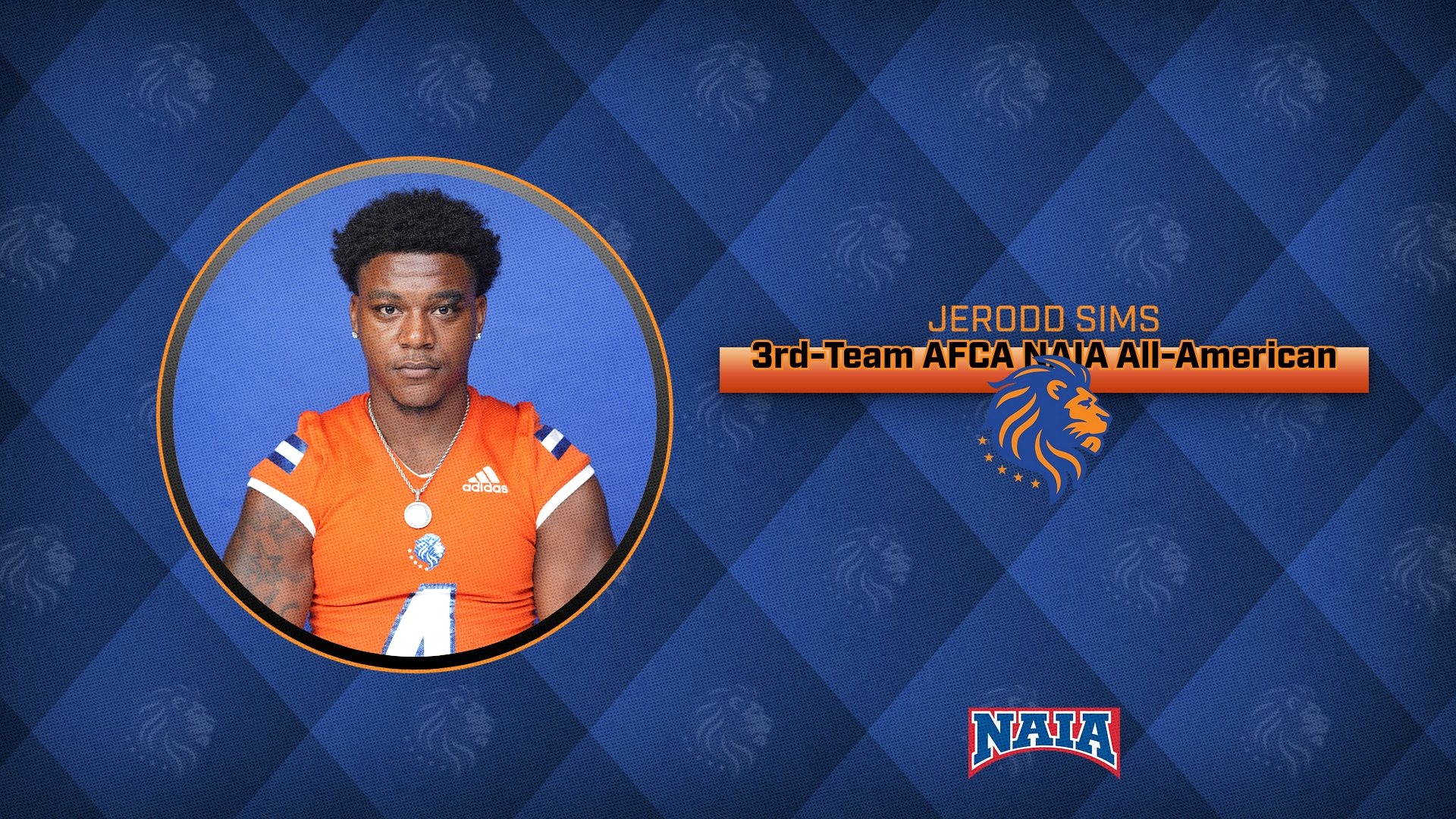 FMU RB Sims named to AFCA, NAIA All-American Team