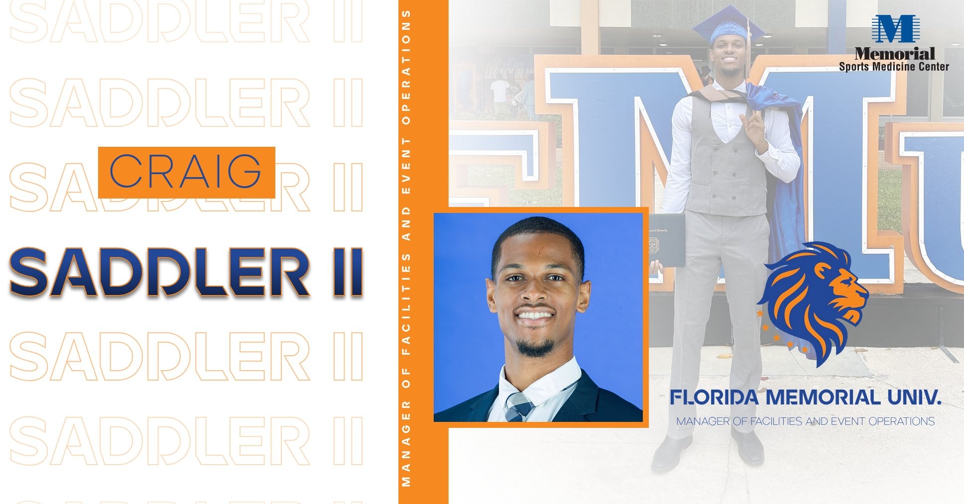 FMU names Craig Saddler II as Manager of Facilities and Events Operations