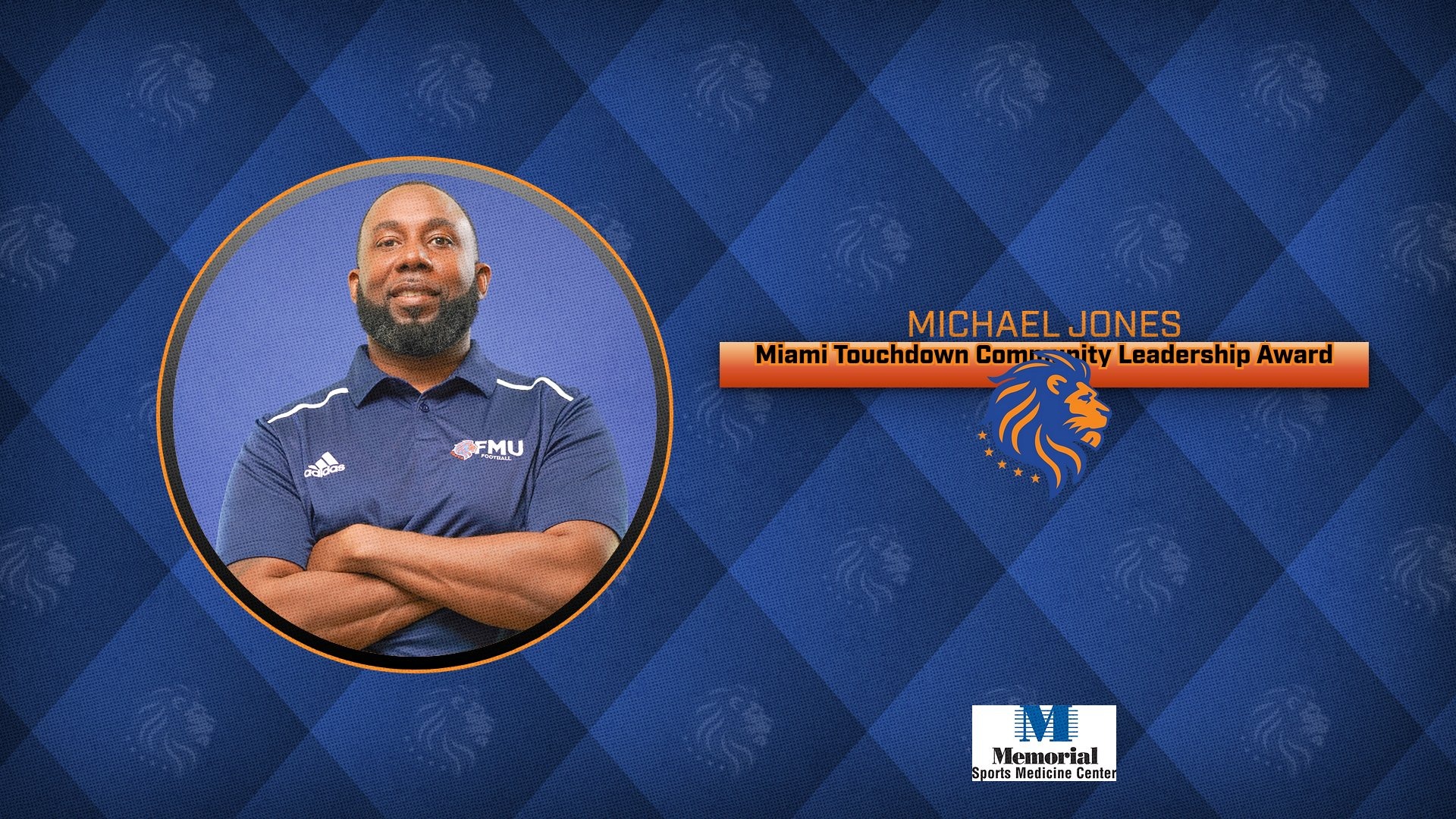 Head Coach Jones to be Presented with Miami Touchdown Community Leadership Award