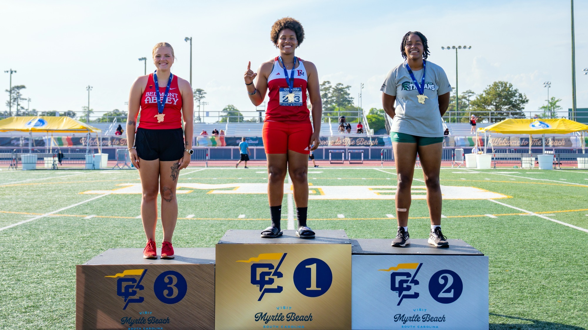 WTF25 Jazmine McDonald-Craft podium shot at conference meet