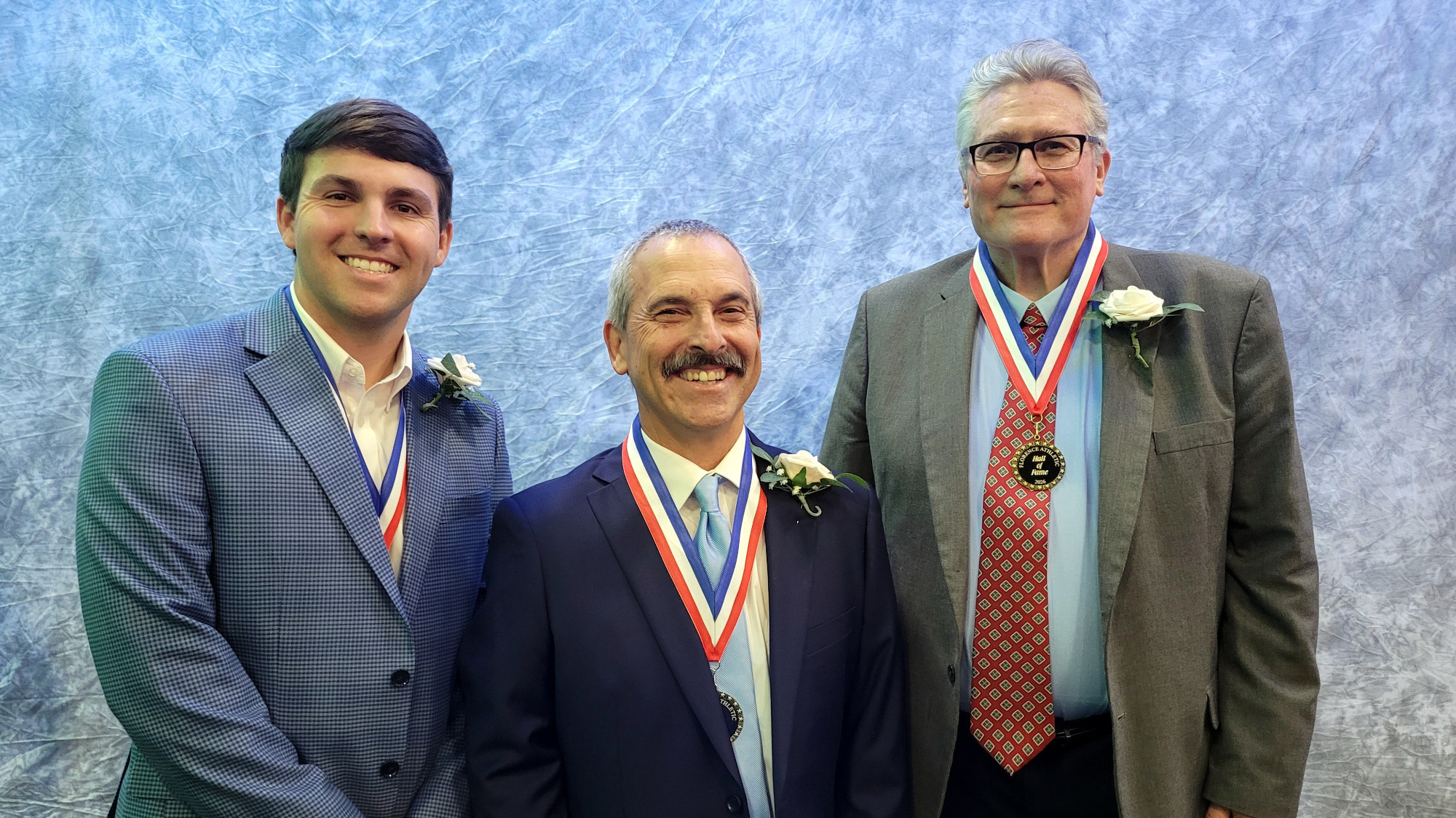 2026 Florence Athletic Hall of Fame induectee Will Hardee, Bobby Jones, Bob Wilson