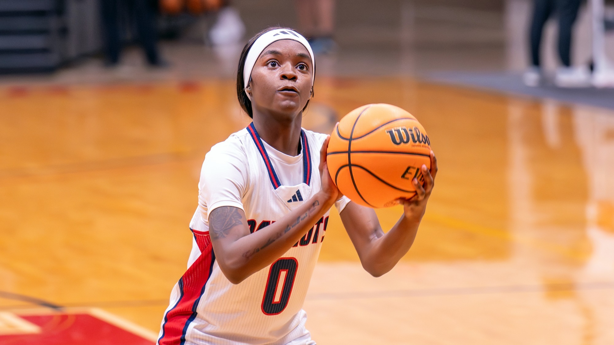 WBB26 Kiara Croskey at foul line vs UNCP