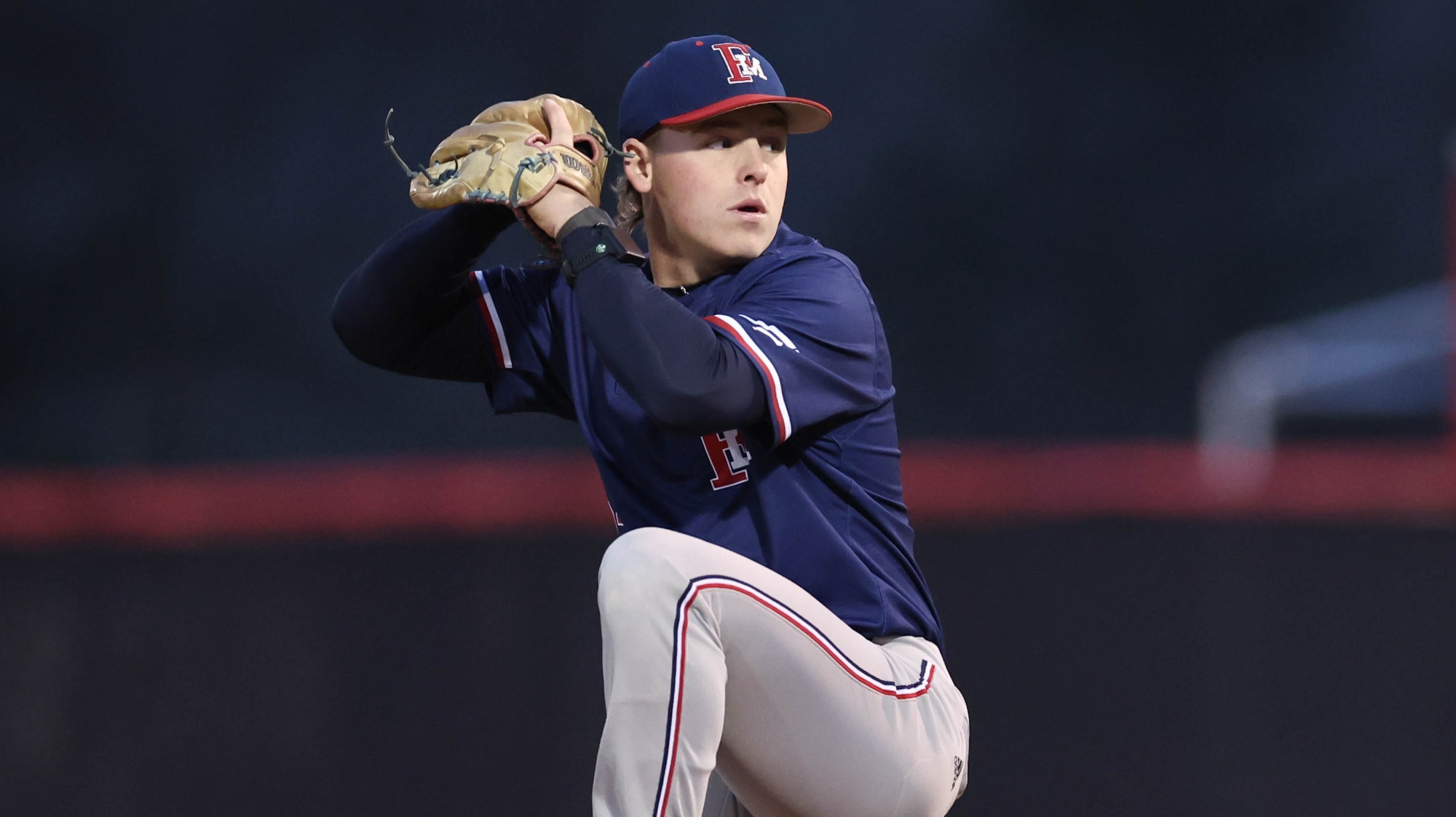 BB26Huffstickler Pitching vs Newberry