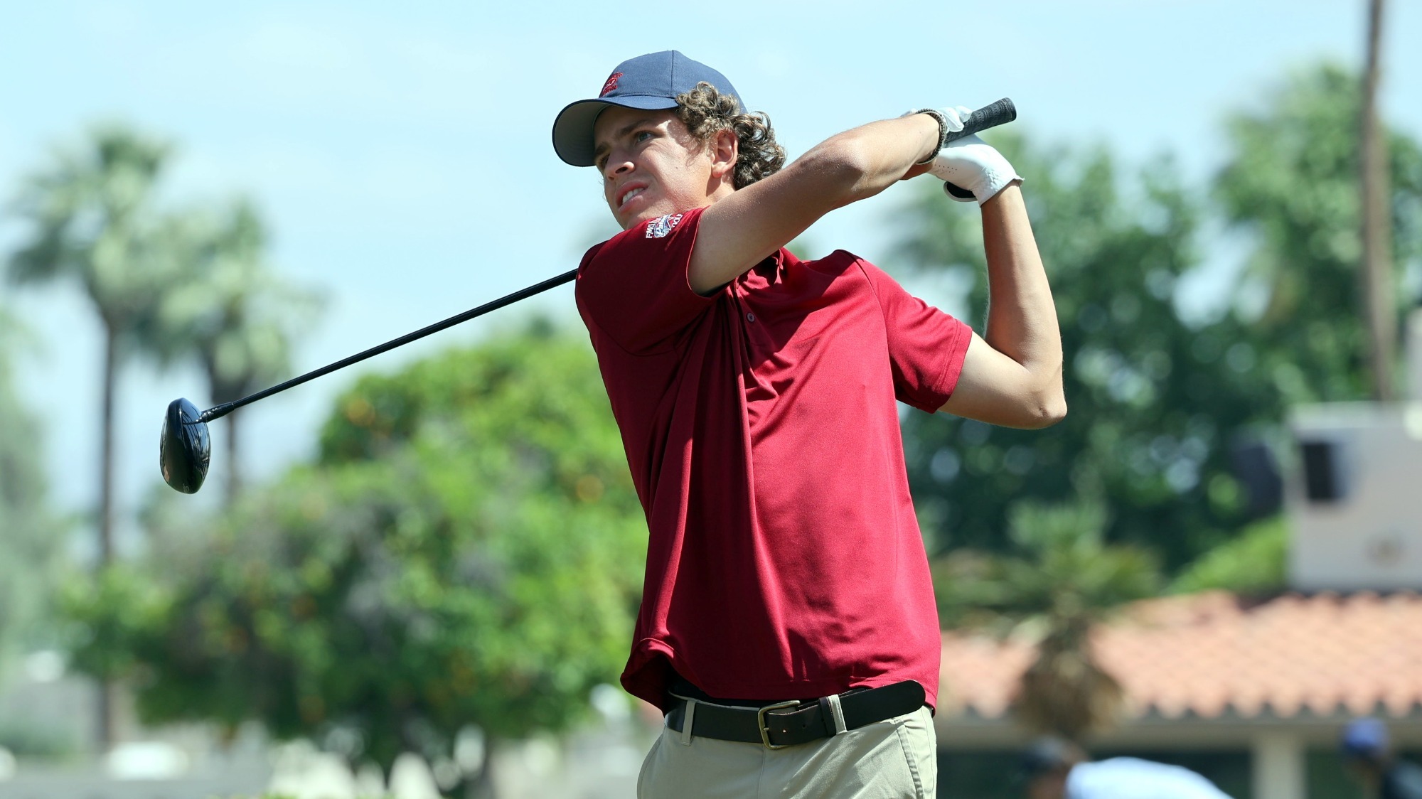 GOLF26 Leander Neuhaus tees off at the Big Sky Conference Tournament