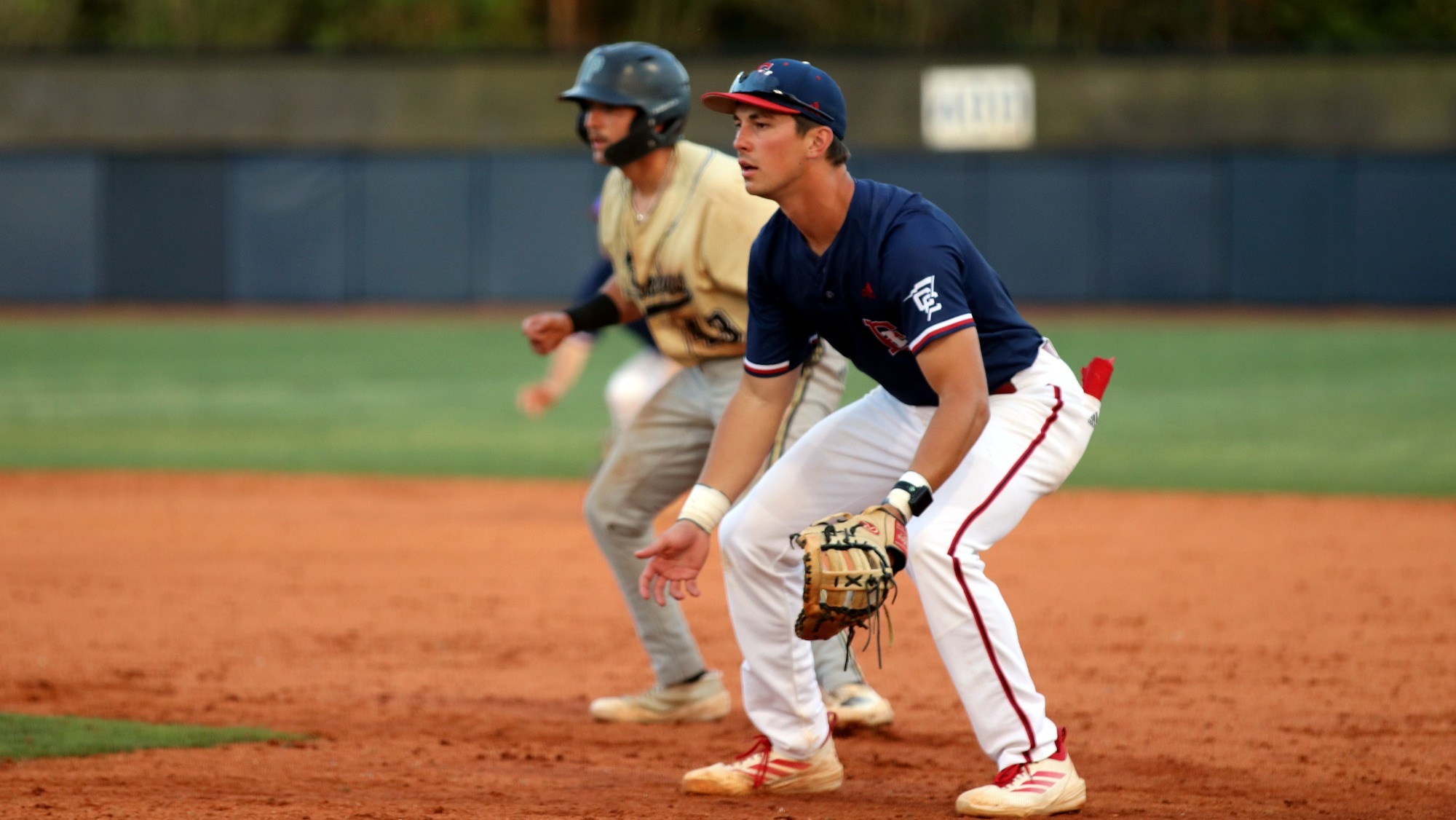 BB26 Riley Orr at first base vs UNCP