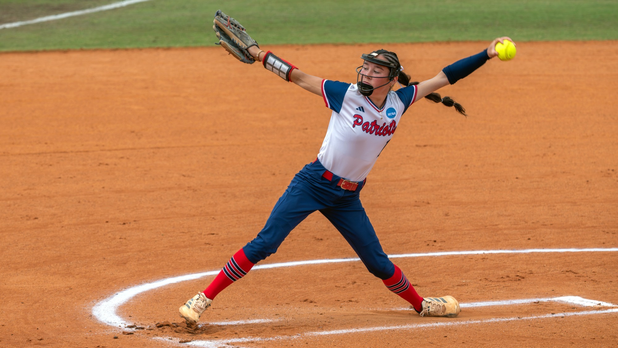 SB26 Alyssa Poston pitches against Carson-Newman in the NCAA Tournament opener