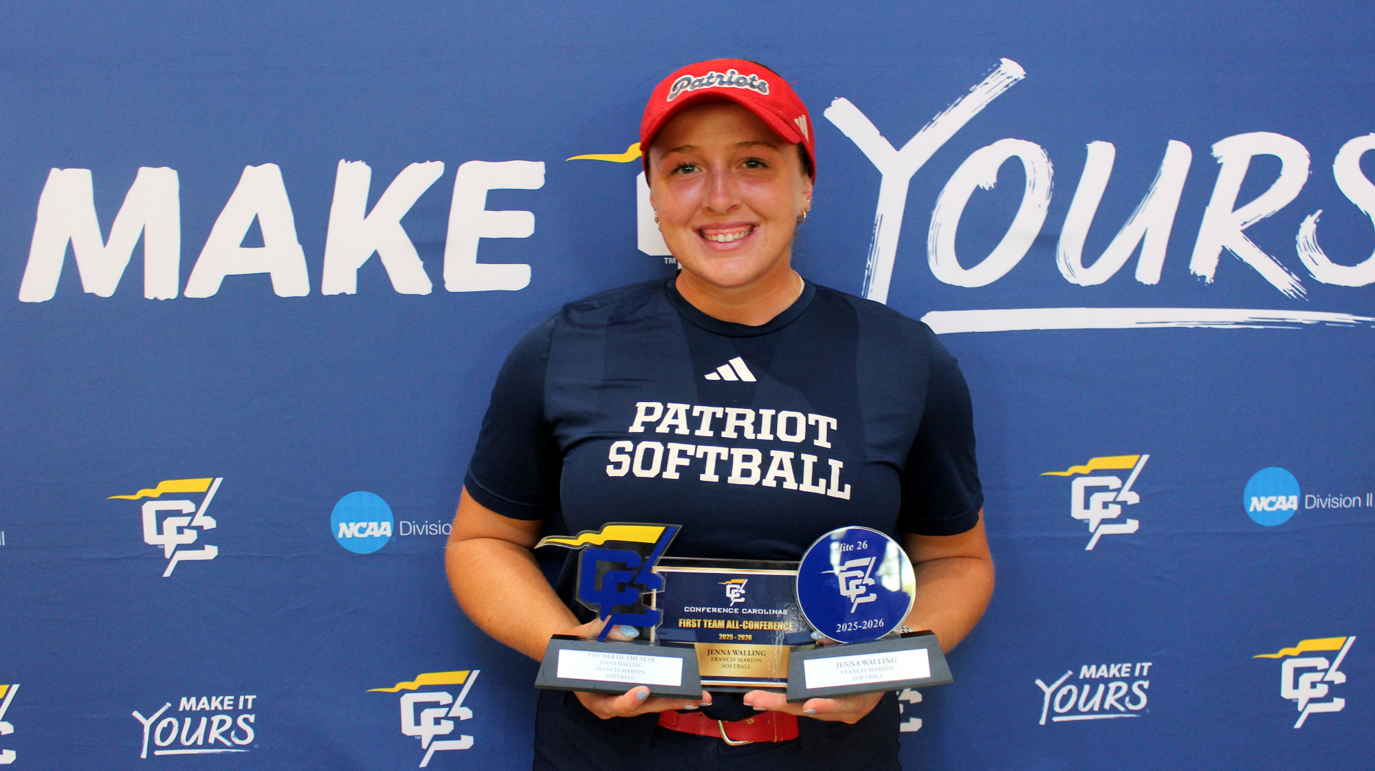 SB26 Jenna Walling earns Elite 26 award from Conference Carolinas