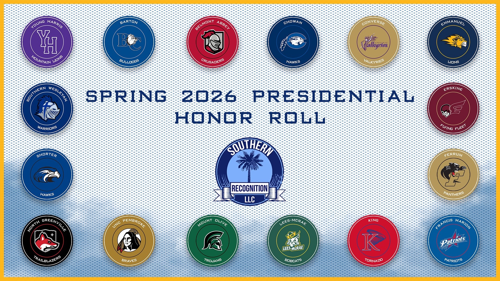CC Spring Presidential Honor Roll