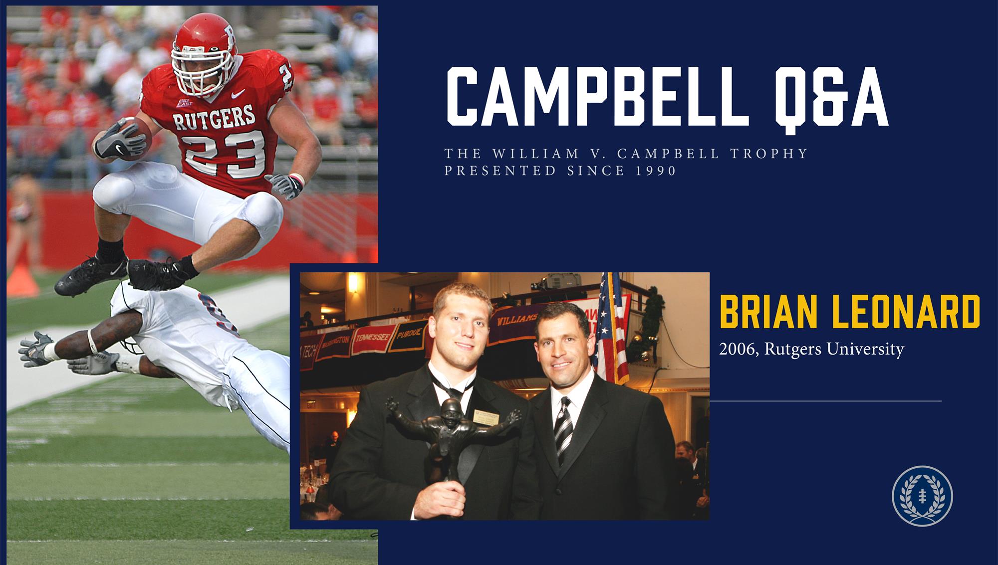 A Campbell Q&A with Brian Leonard National Football Foundation