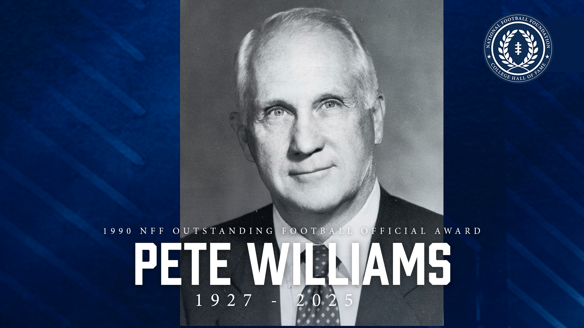 Pete Williams In Memoriam