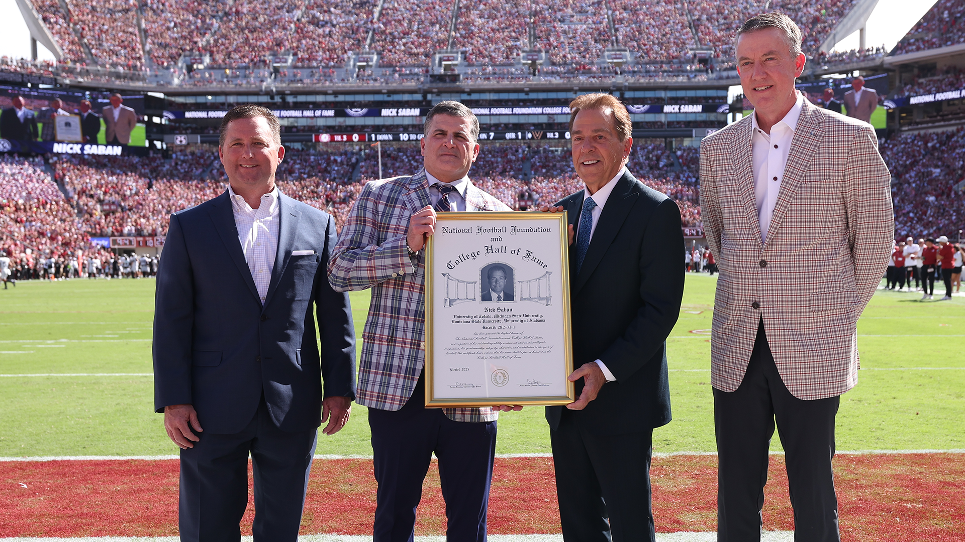 2025 Nick Saban Hall of Fame On-Campus Salute