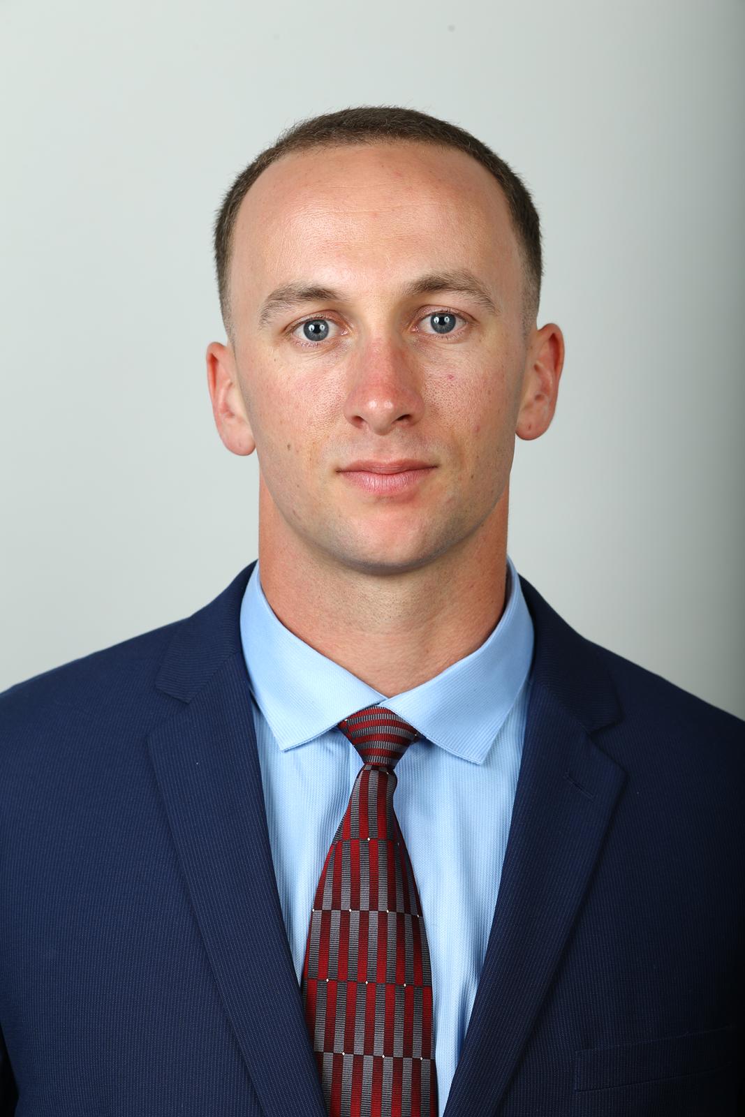 Asst. football coach Liam Smith head shot