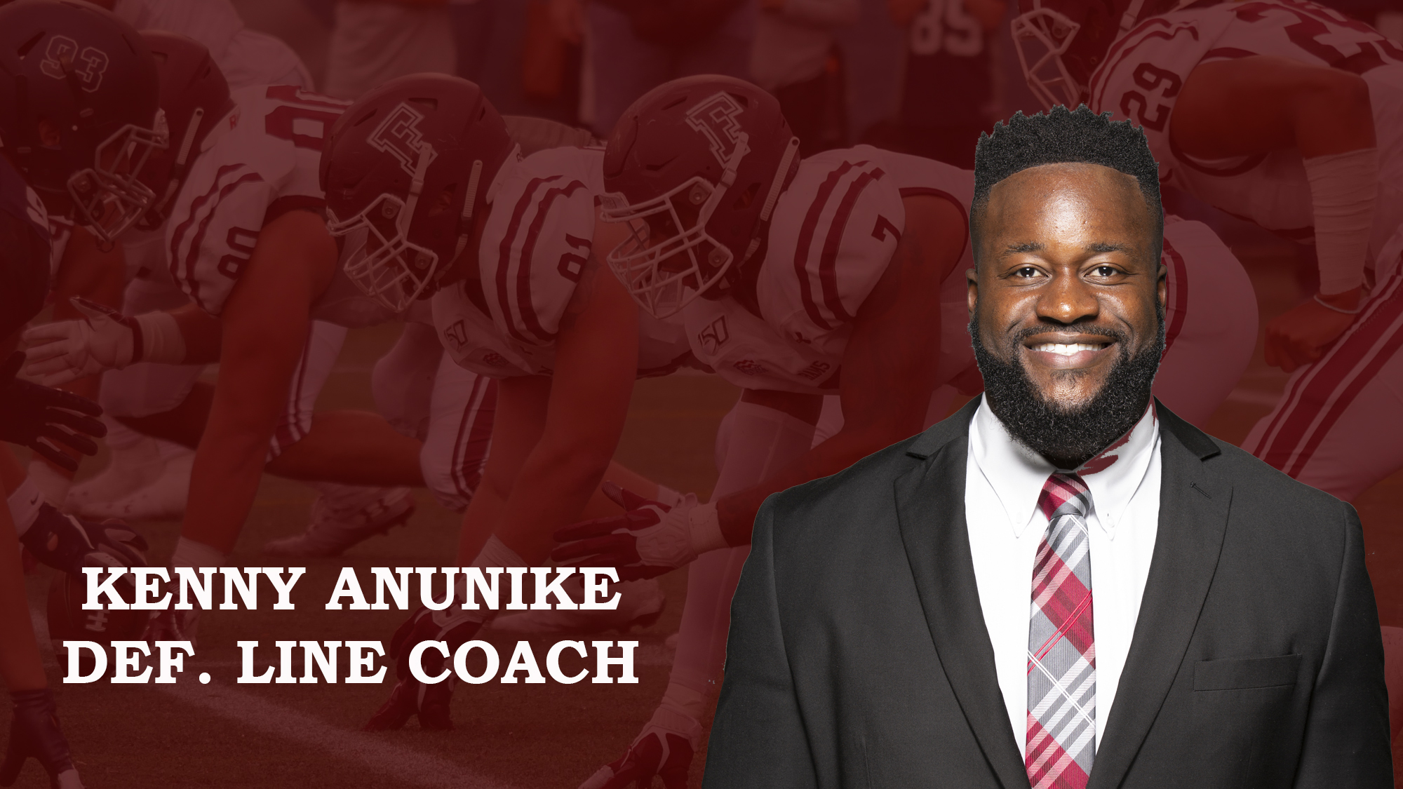 Kenny Anunike Named Defensive Line Coach at Fordham Fordham