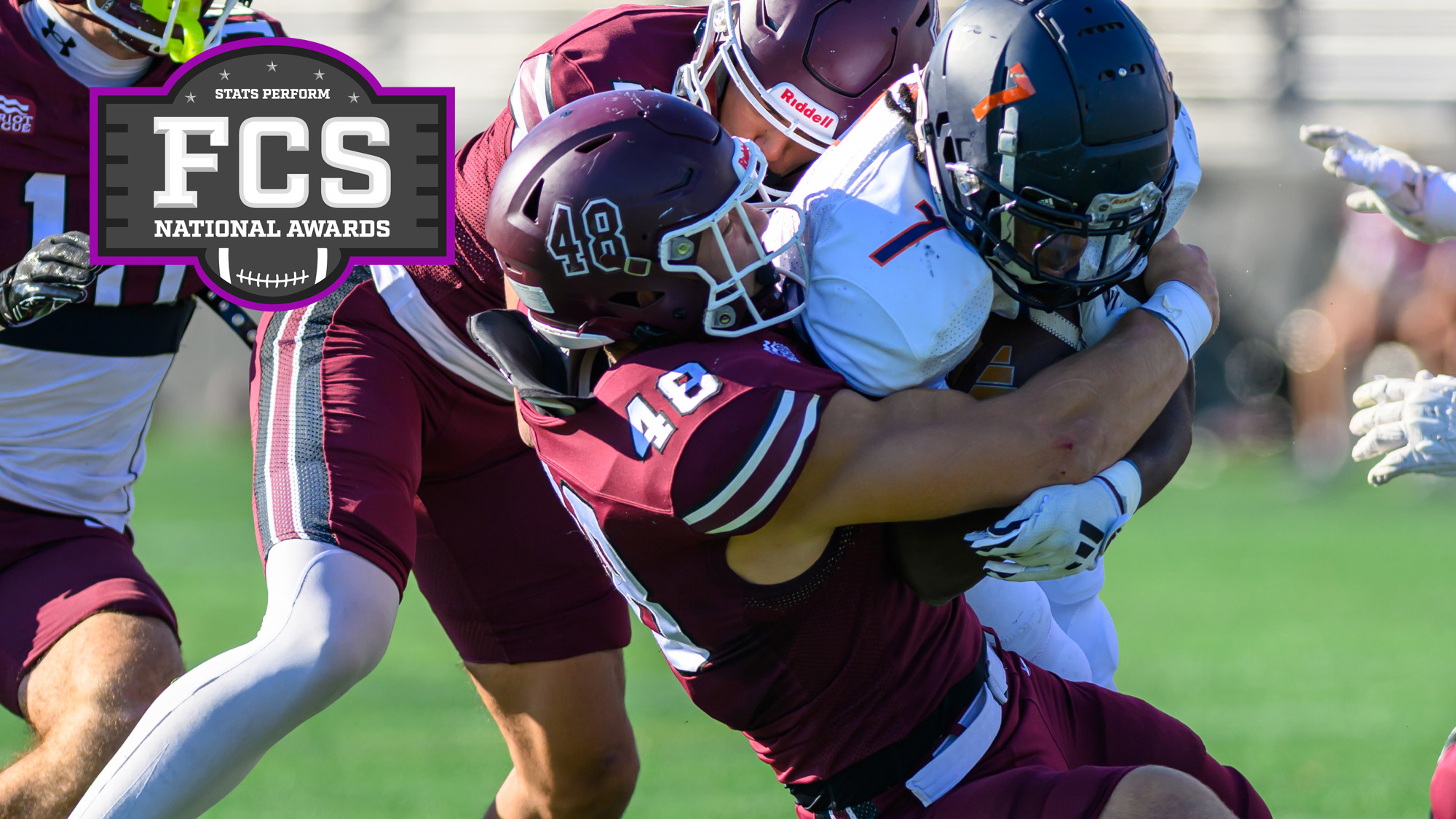 James Conway makes a tackle vs. Lehgh