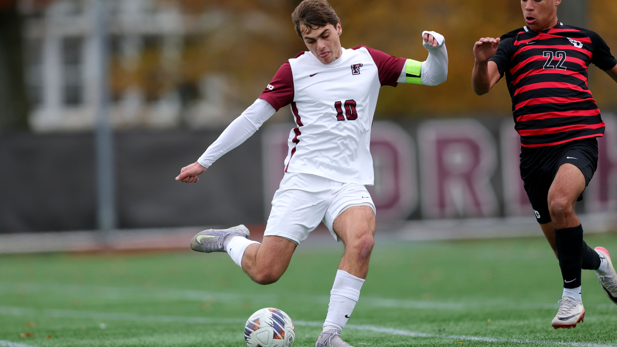 Daniel D'Ippolito gets off a shot vs. Dayton