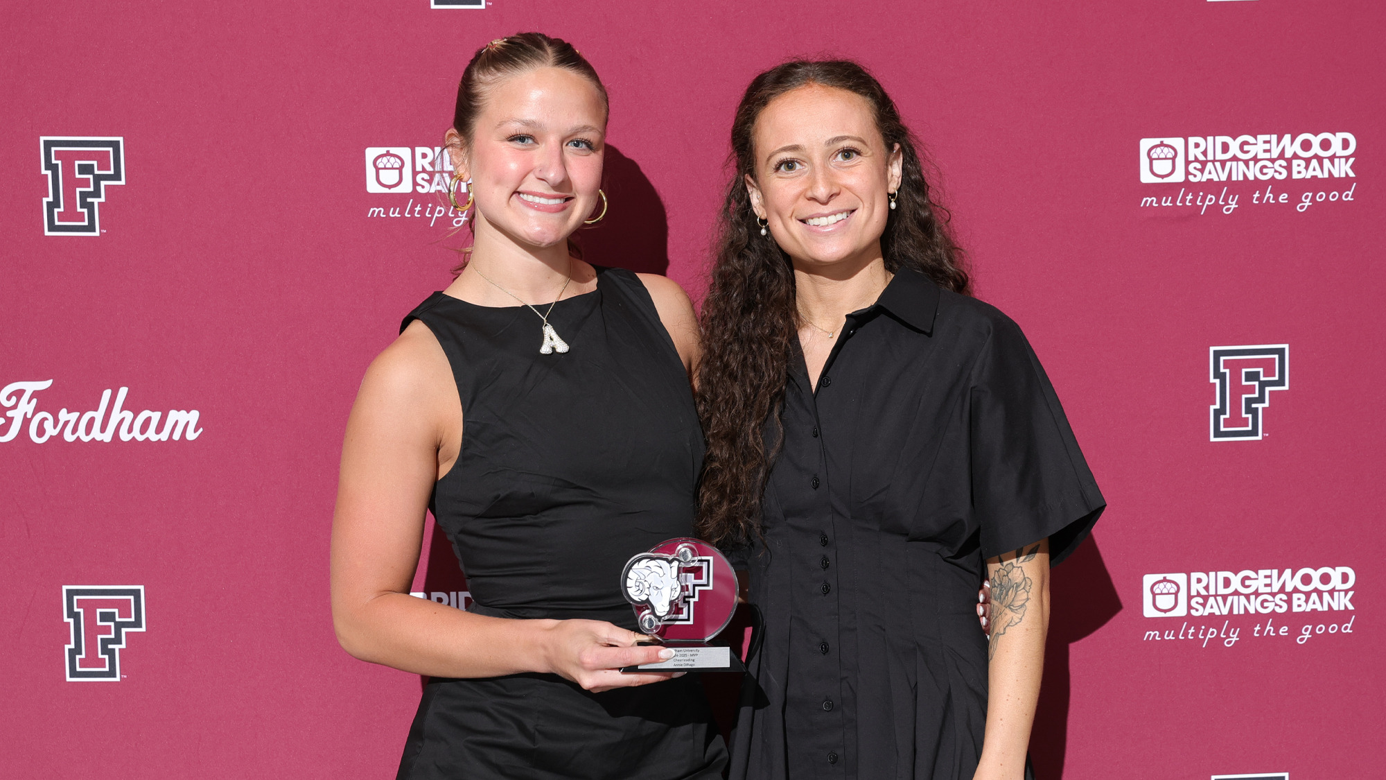 Team MVP Annir RiRago and head coach Kayla Armfield