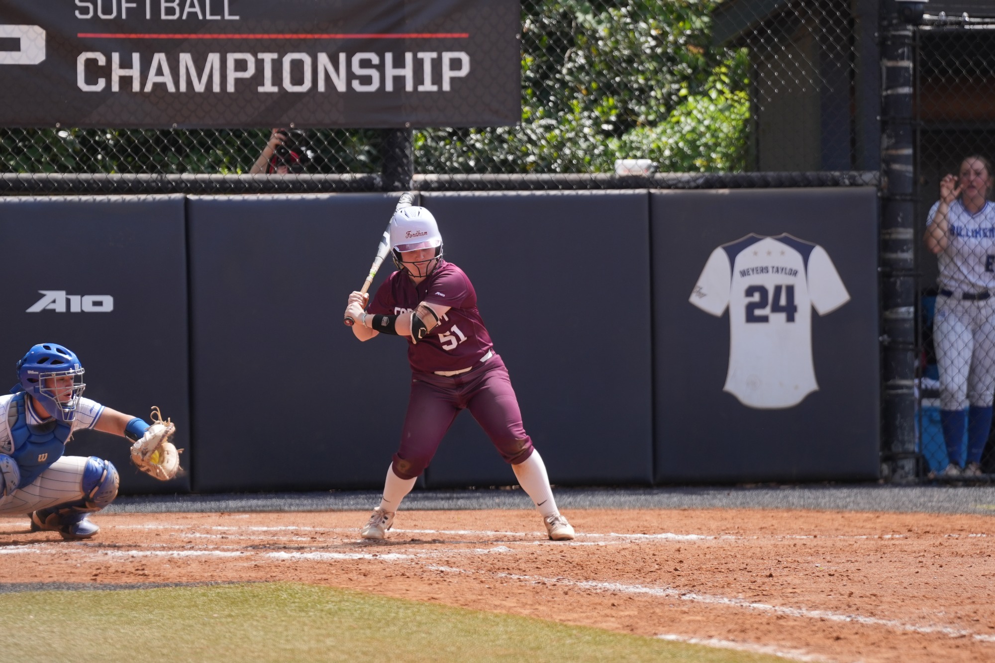 Nicki Sudall digs in at the plate