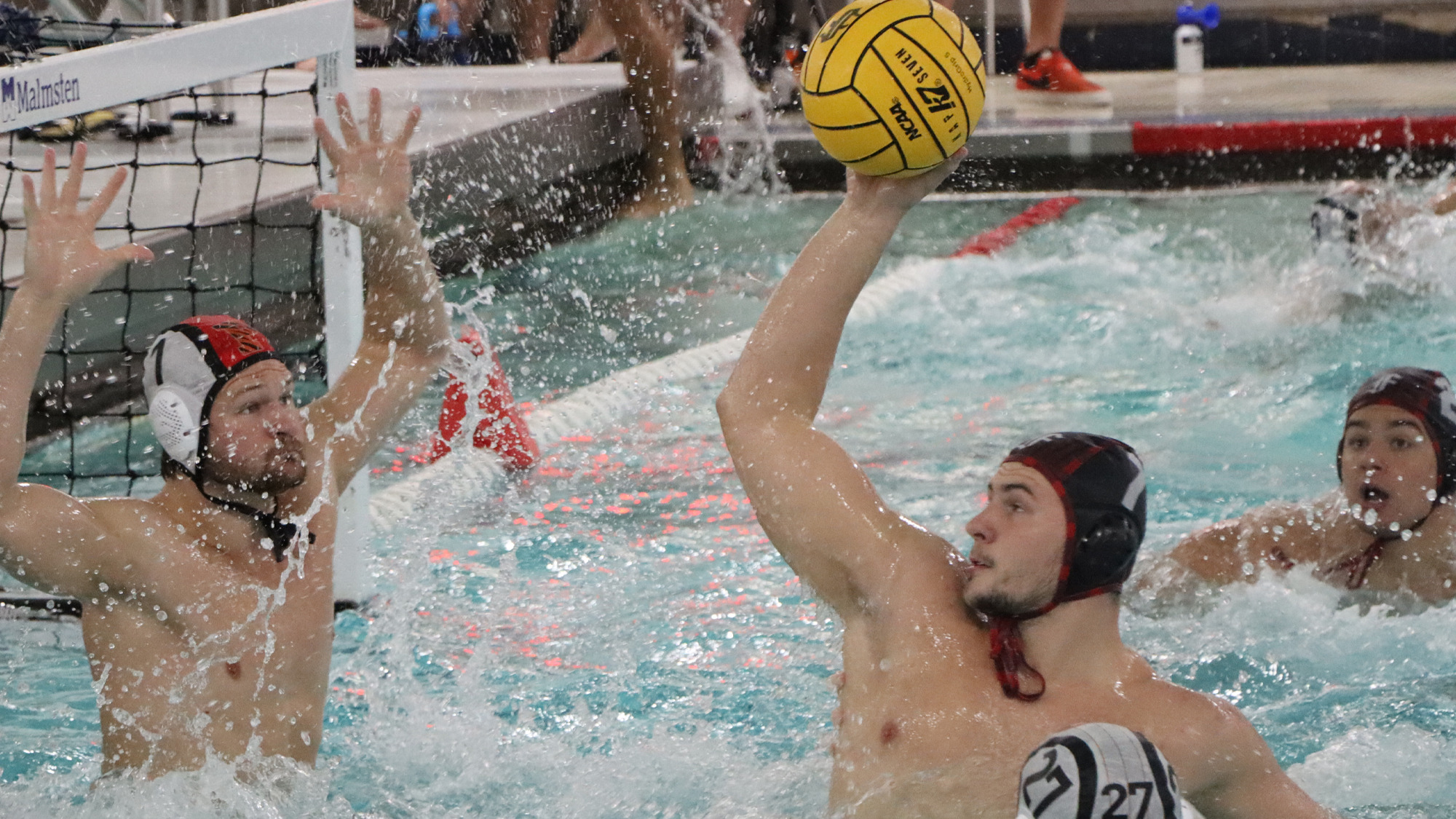 Mark Dyck attempts a shot vs. Princeton