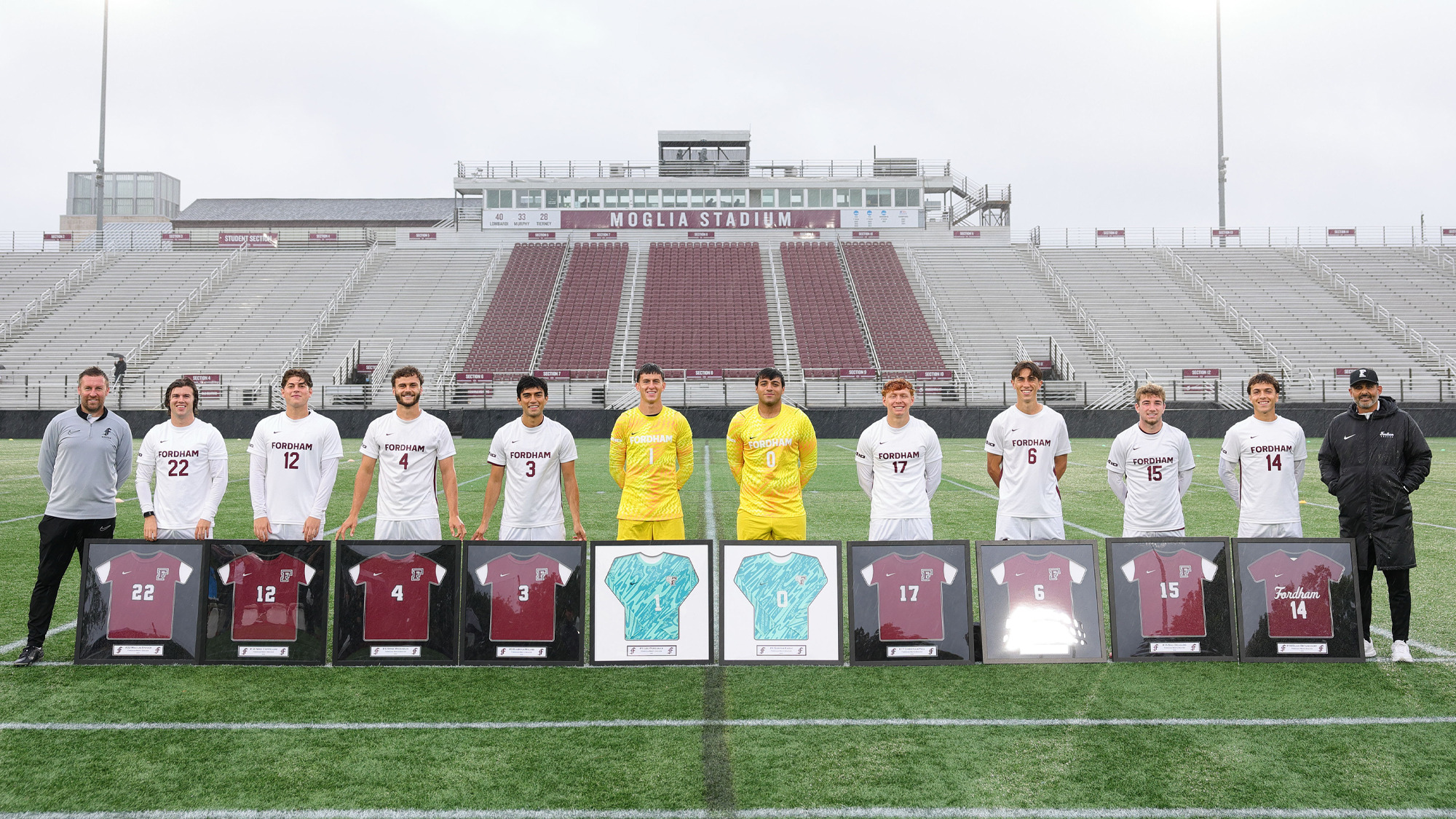 The 2026 Fordham men's soccer seniors