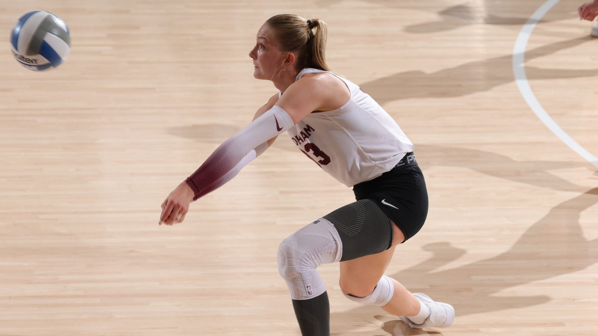 Johanna Franzen with a dig vs. Dayton
