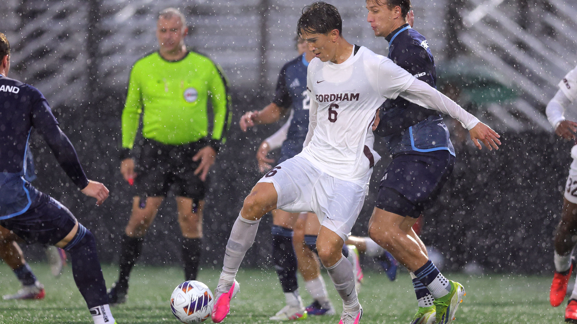 Jason Hsu with a toe tap vs. URI