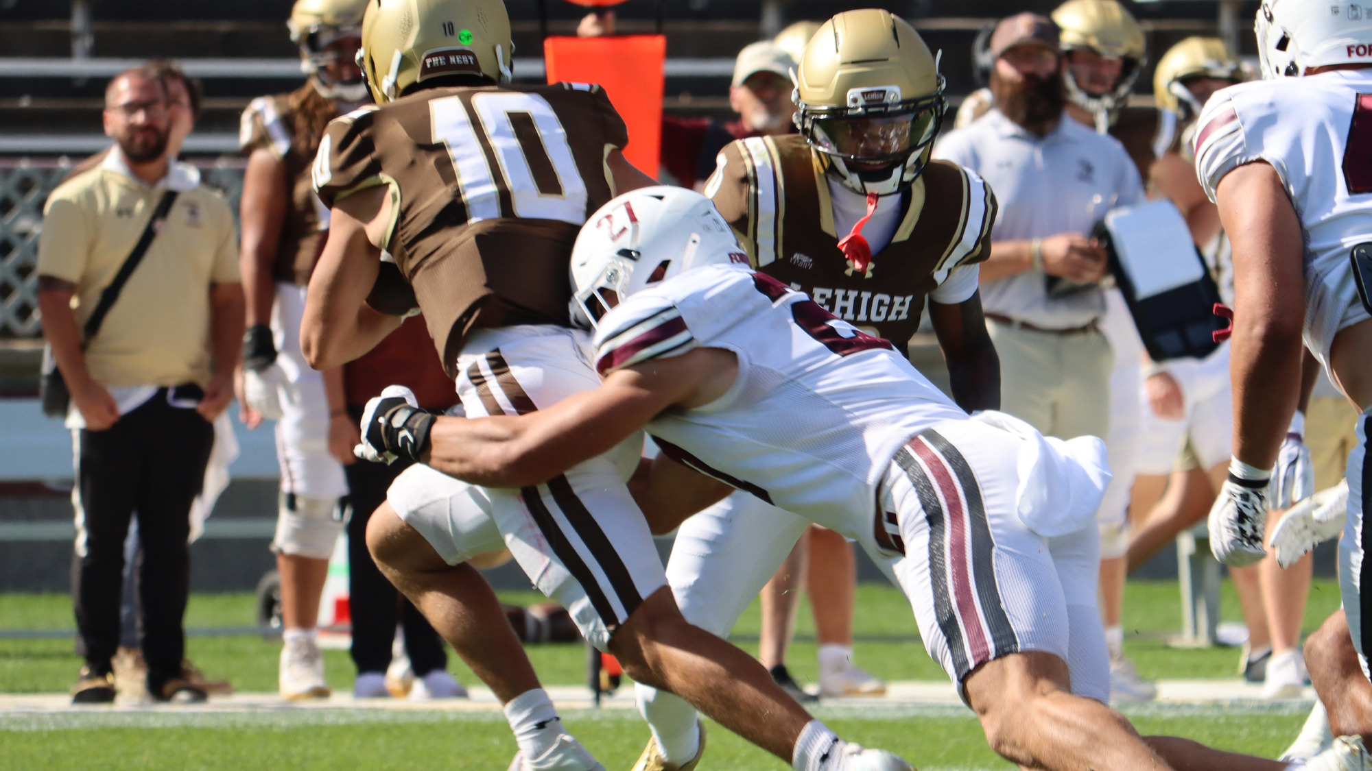AJ Revella makes a stop at Lehigh