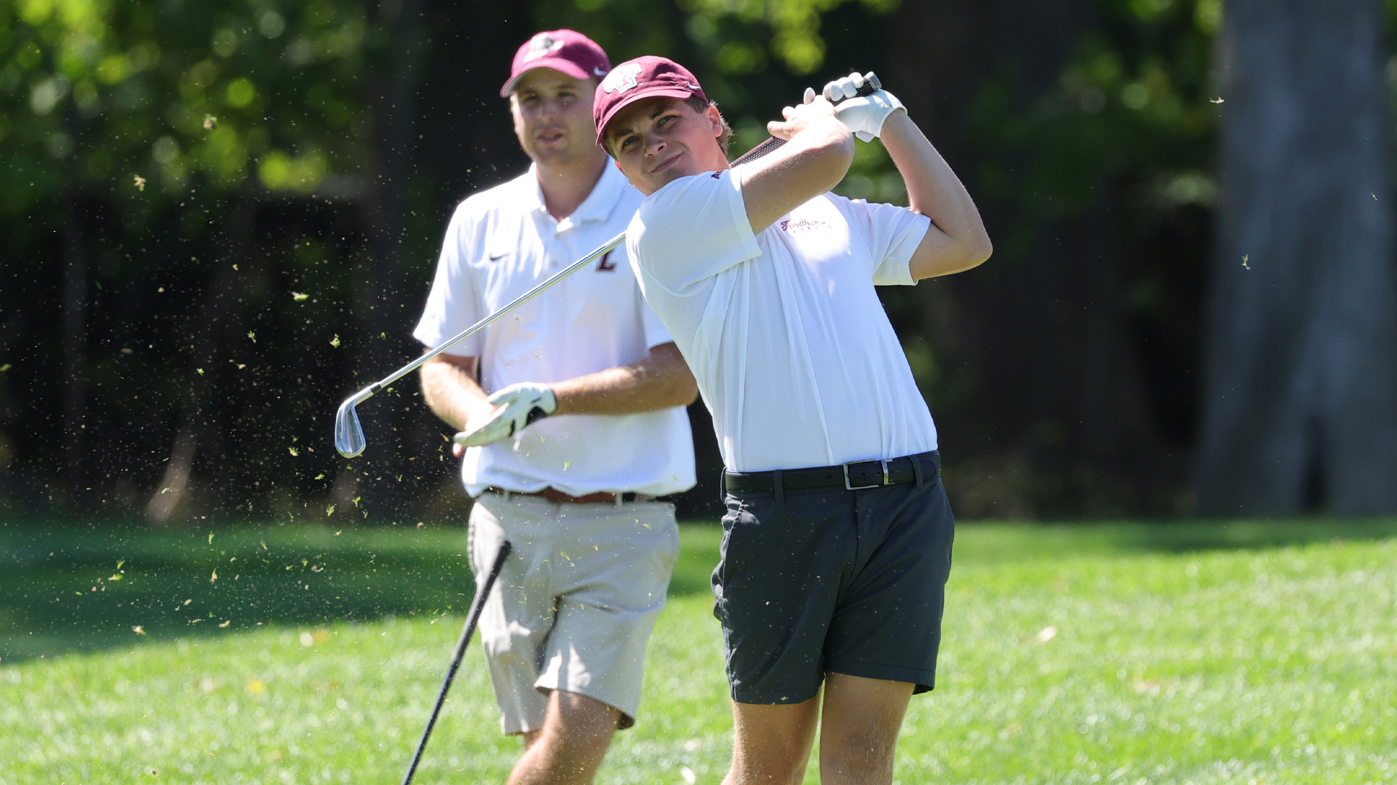 Liam Howard tees off