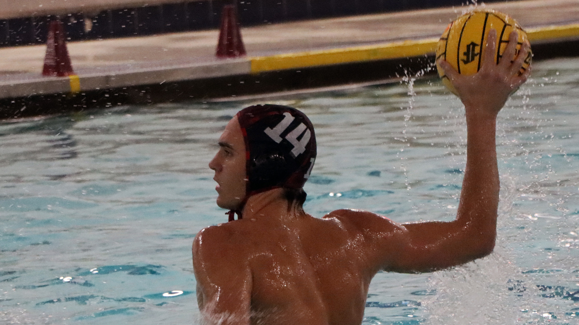 Oktavian Veklyuk takes a shot