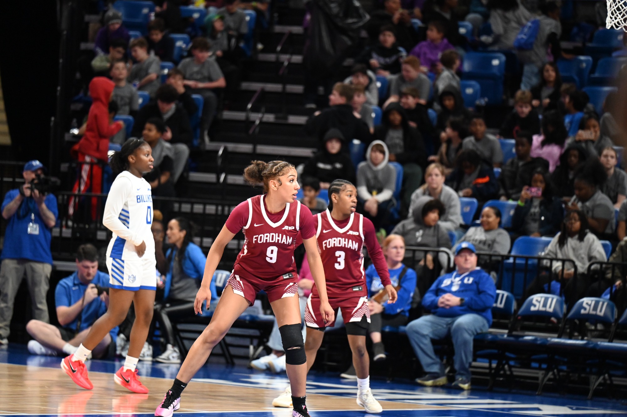 Veljovic and Easley on defense