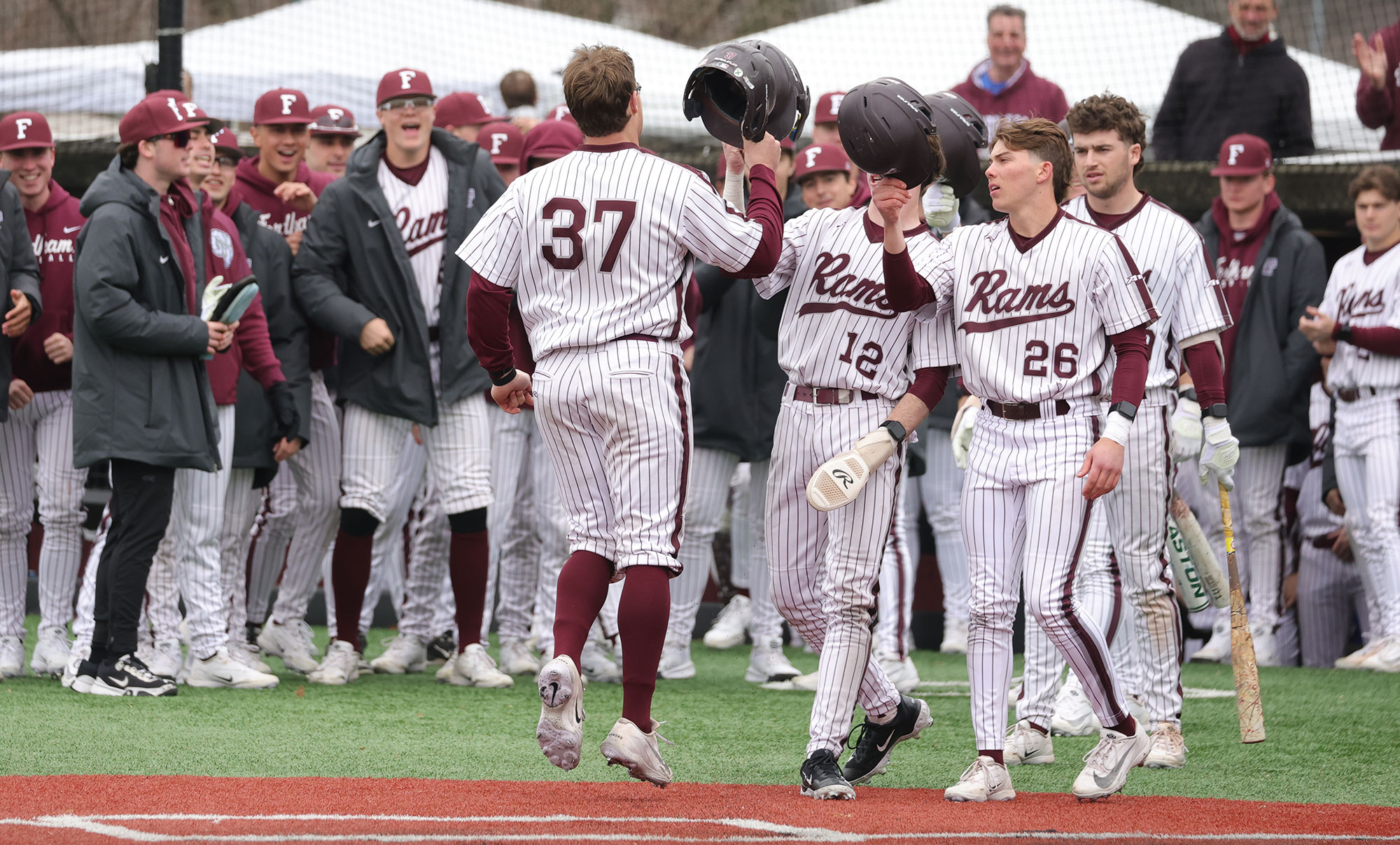 McAndrews is welcomed home after his home run