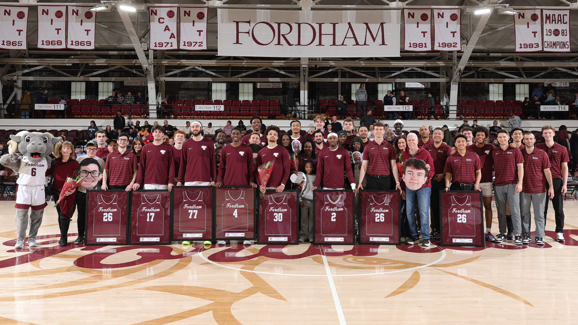 2026 Senior Day group shot
