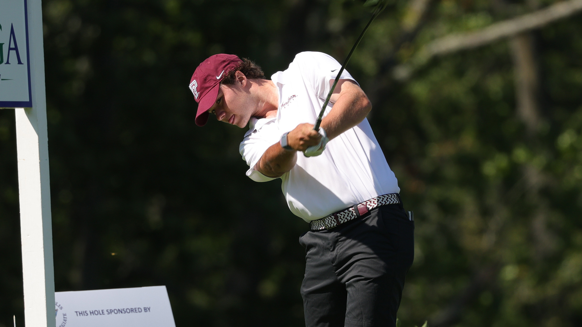 Liam Howard off the tee