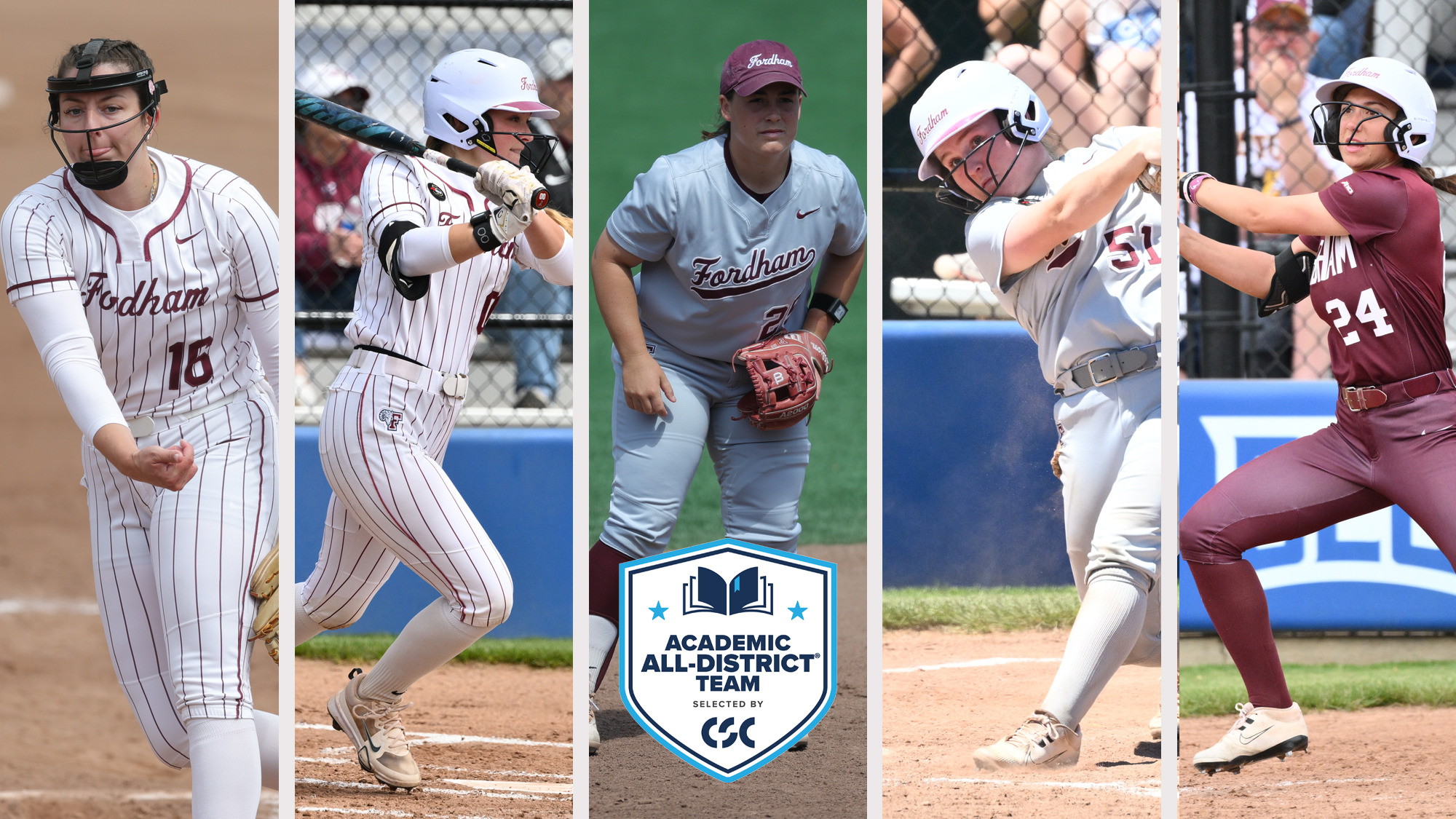 The five CSC Academic All-District Rams