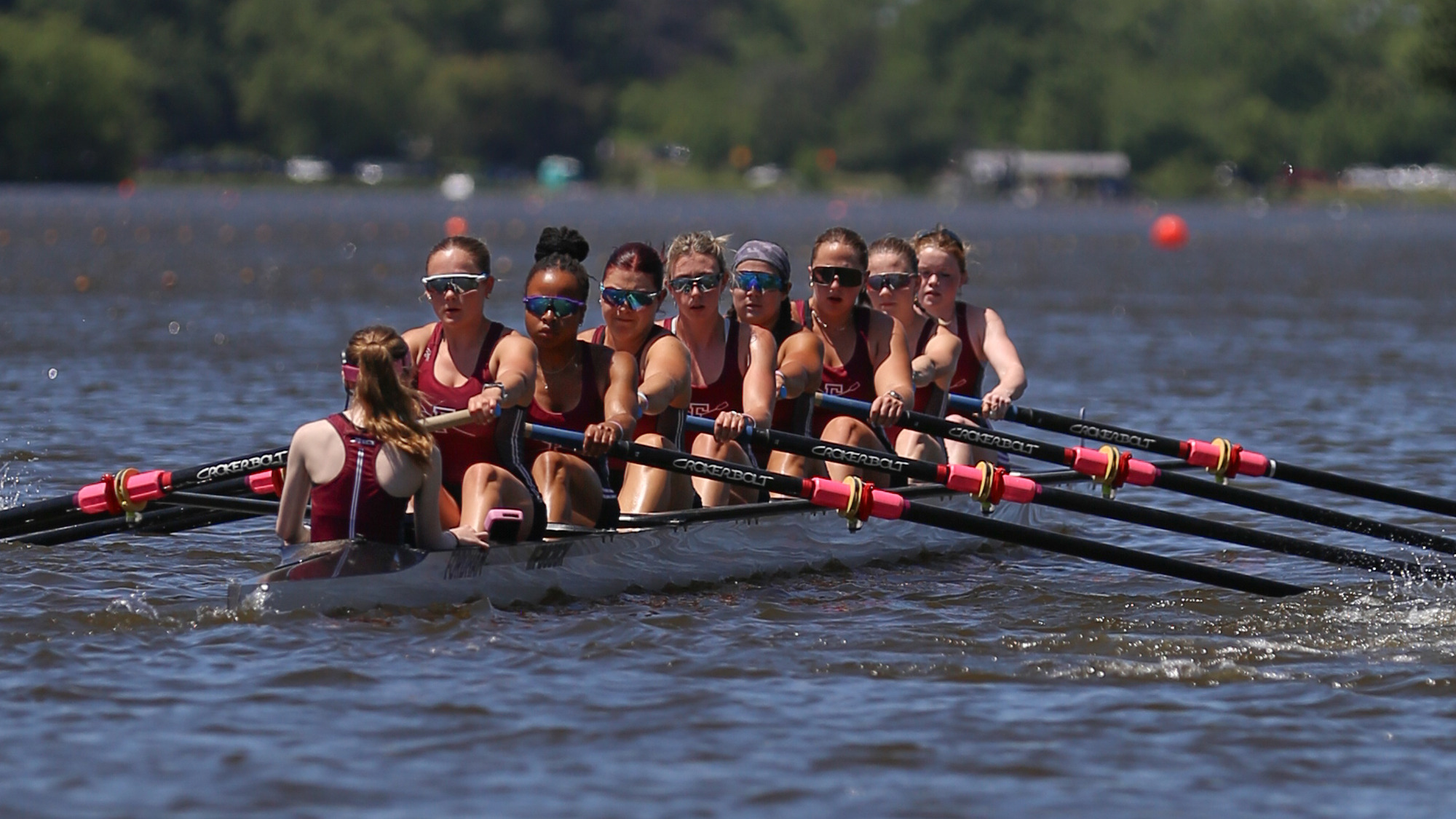 The Varsity 8 at the A-10 Championship