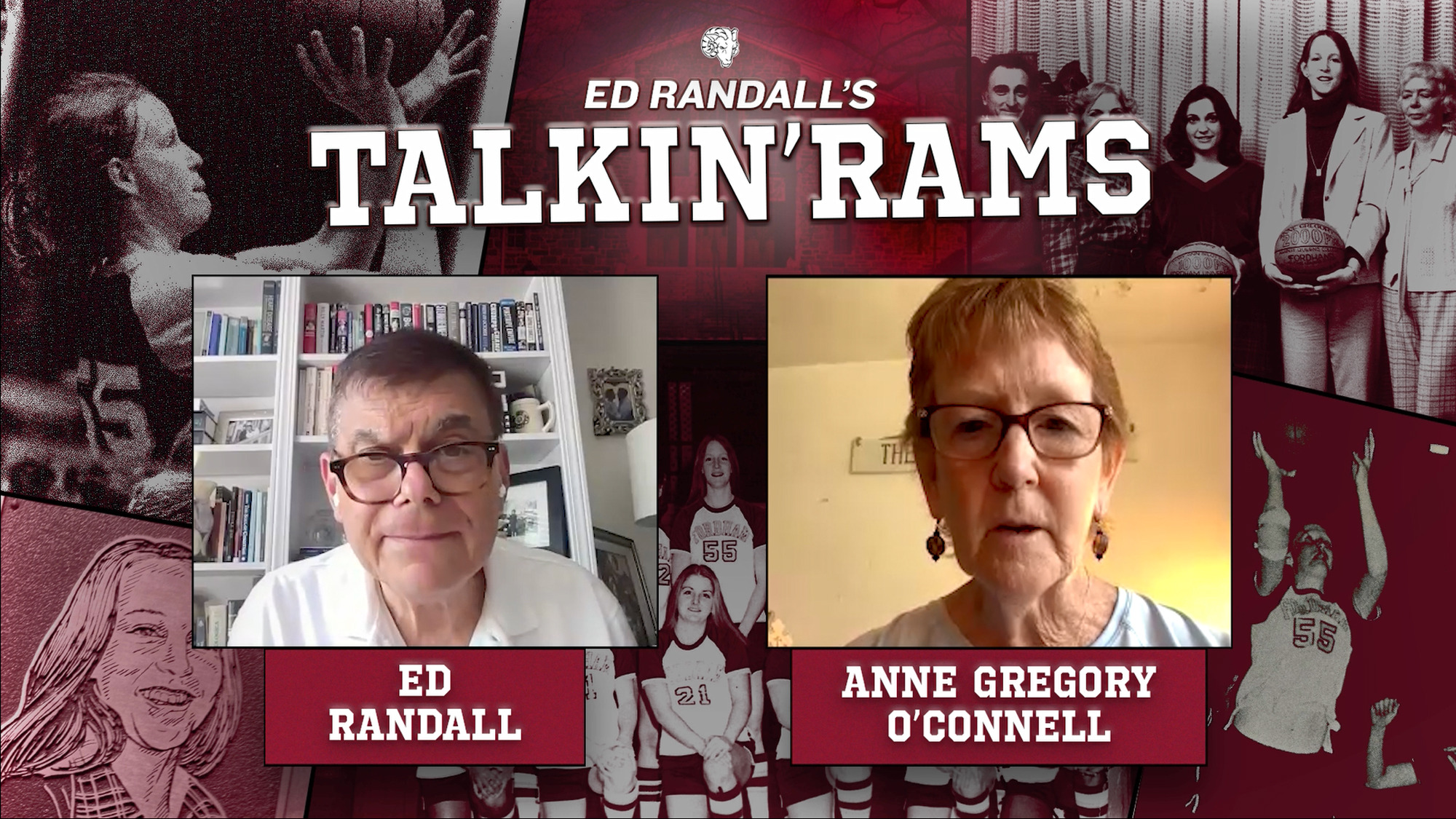 Anne Gregory O'Connell with Ed Randall's Talkin' Rams