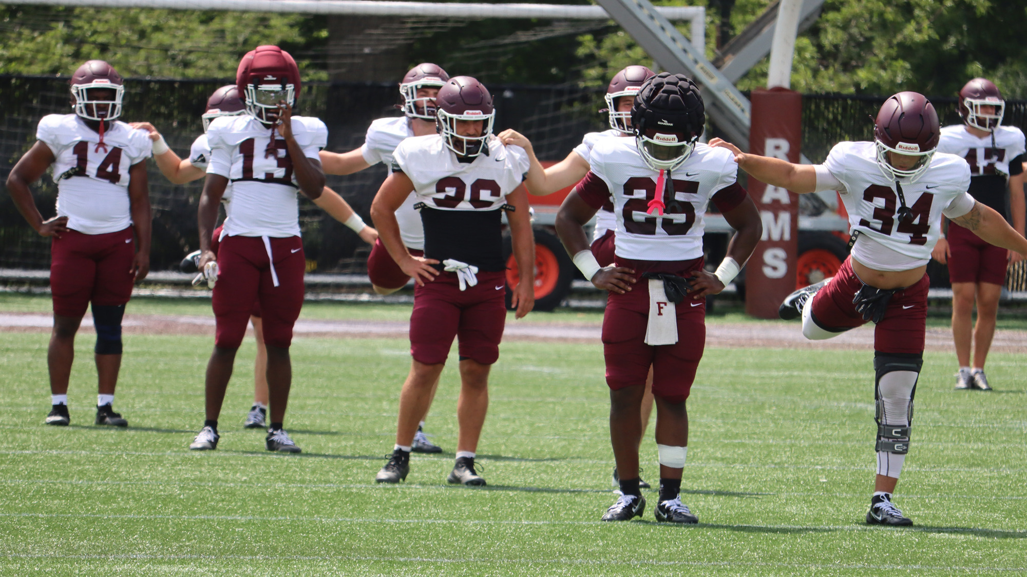 The 2026 Fordham football running backs