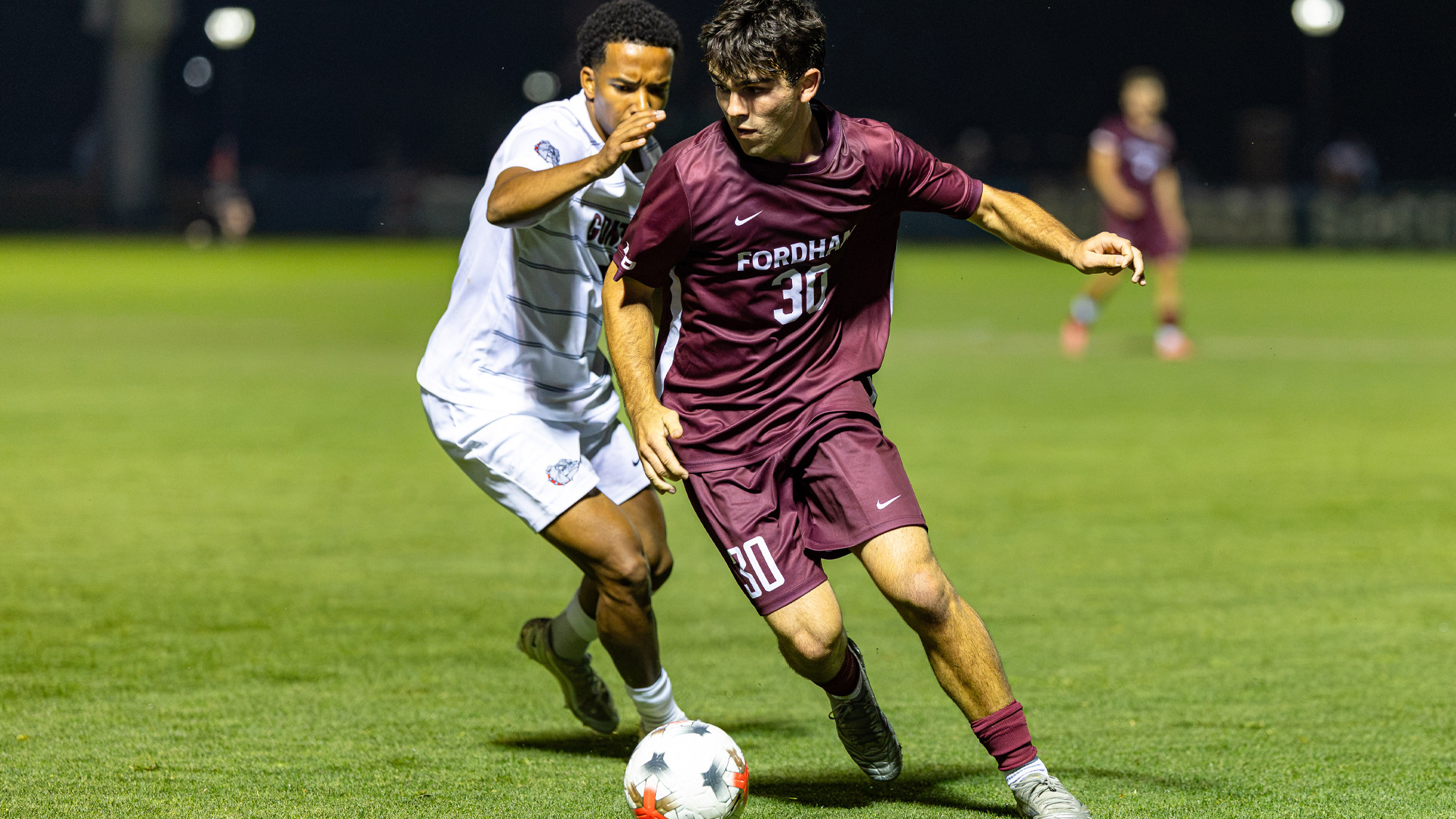Marco Cantalapiedra controls the ball at Gonzaga
