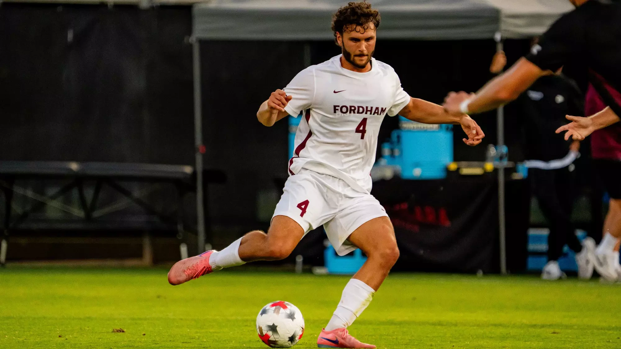 Arne Michaelis gets off a shot at Santa Clara