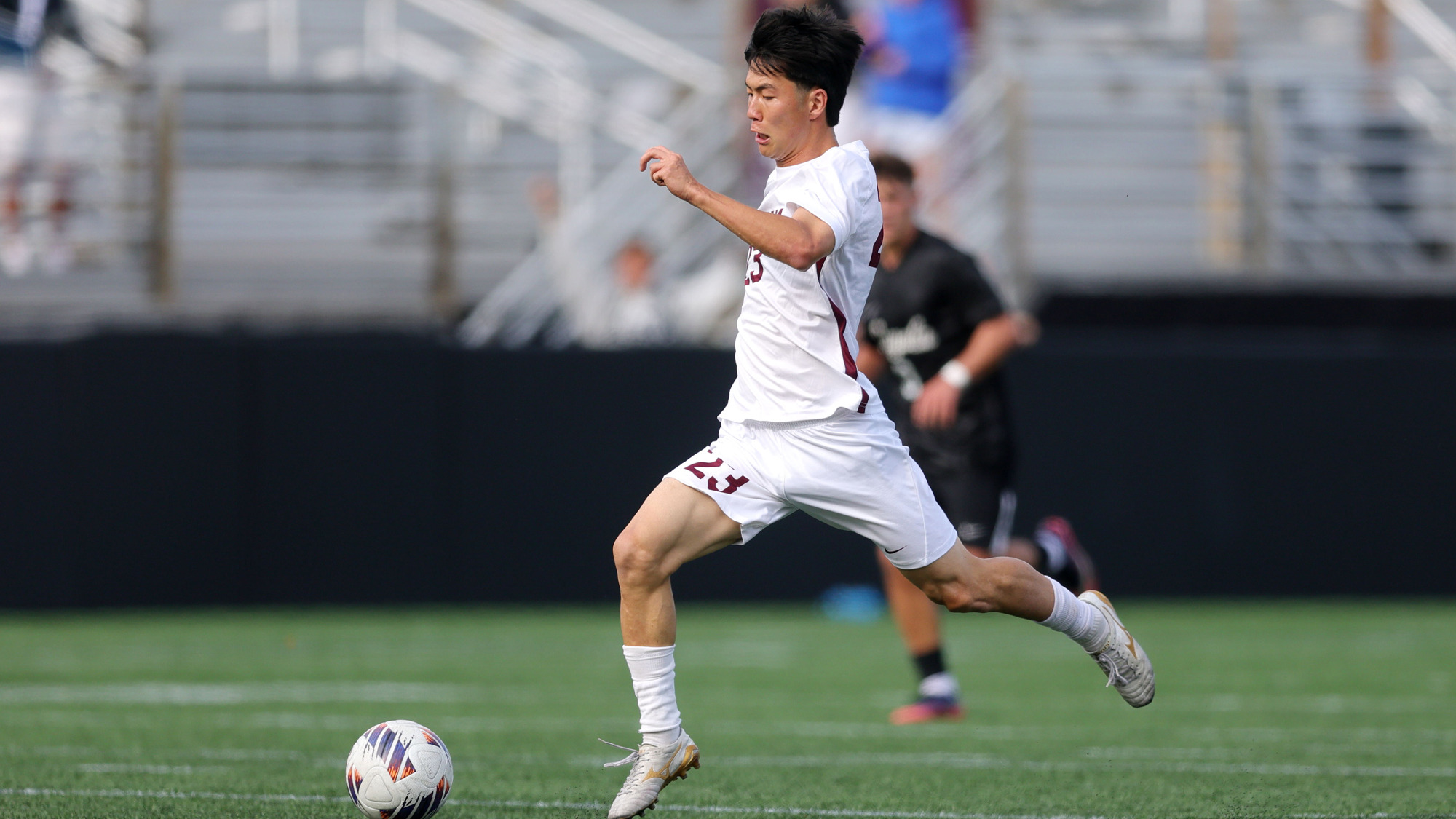 Arata Mizuno dribbles in for a score