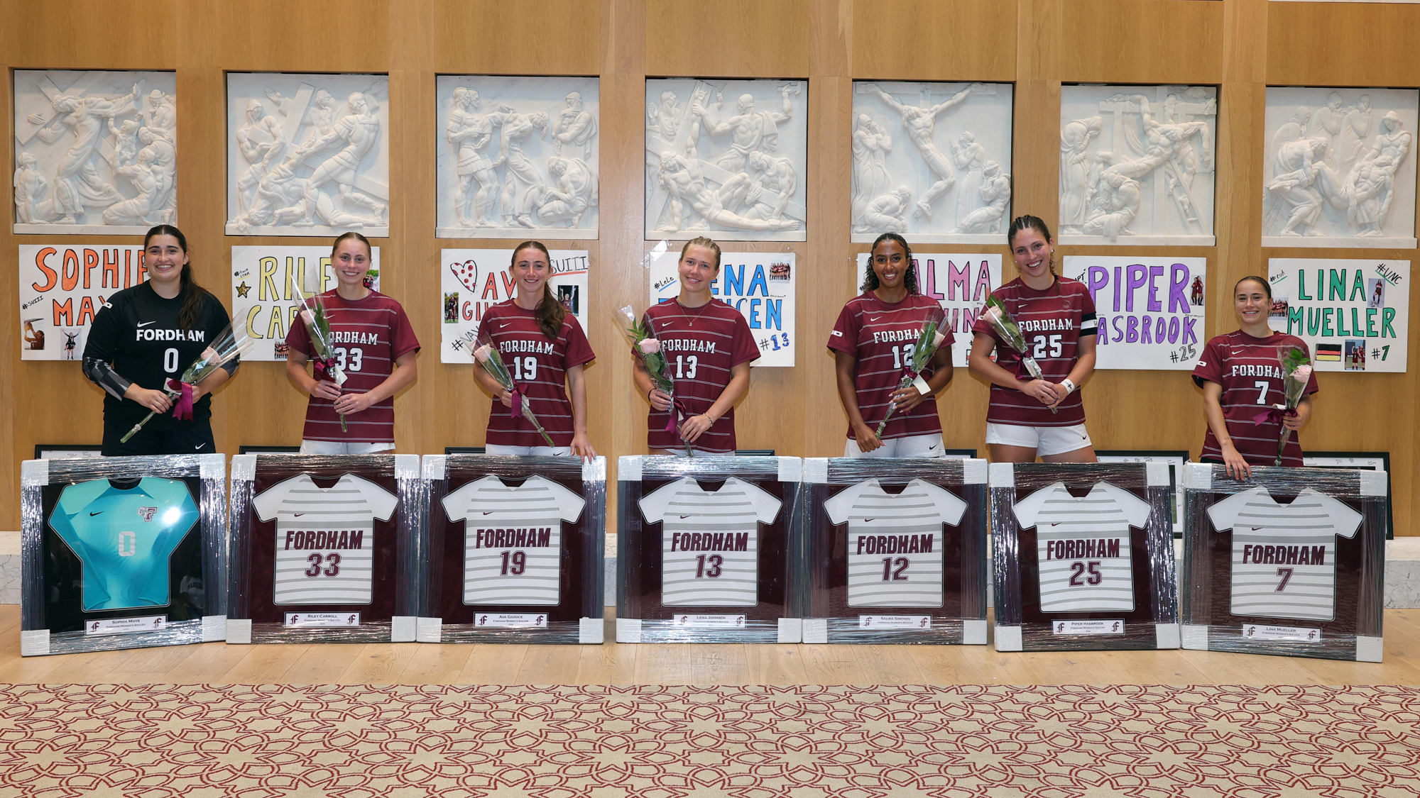 The 2026 Fordham women's soccer seniors